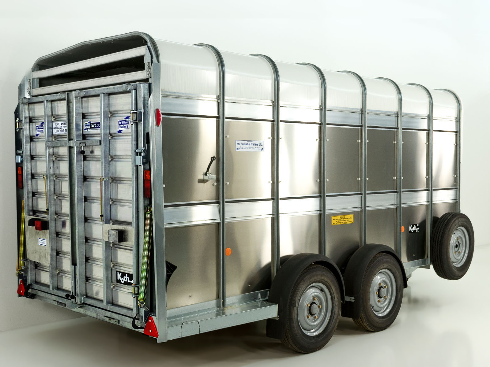 Ifor Williams Viehanhänger TA510 14×7 178×434 cm Höhe: 213 cm 3,5t Kombi/Tür-Neu – Bild 2