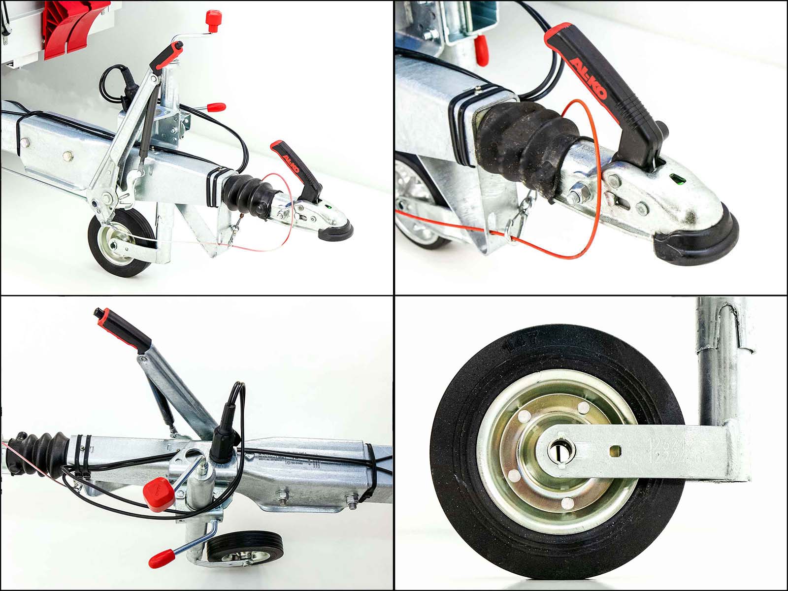 Anhänger mit Plane 150x350cm 2600kg | Typ 8.26 | Hochplane 180cm – Gelb-Neu – Bild 6