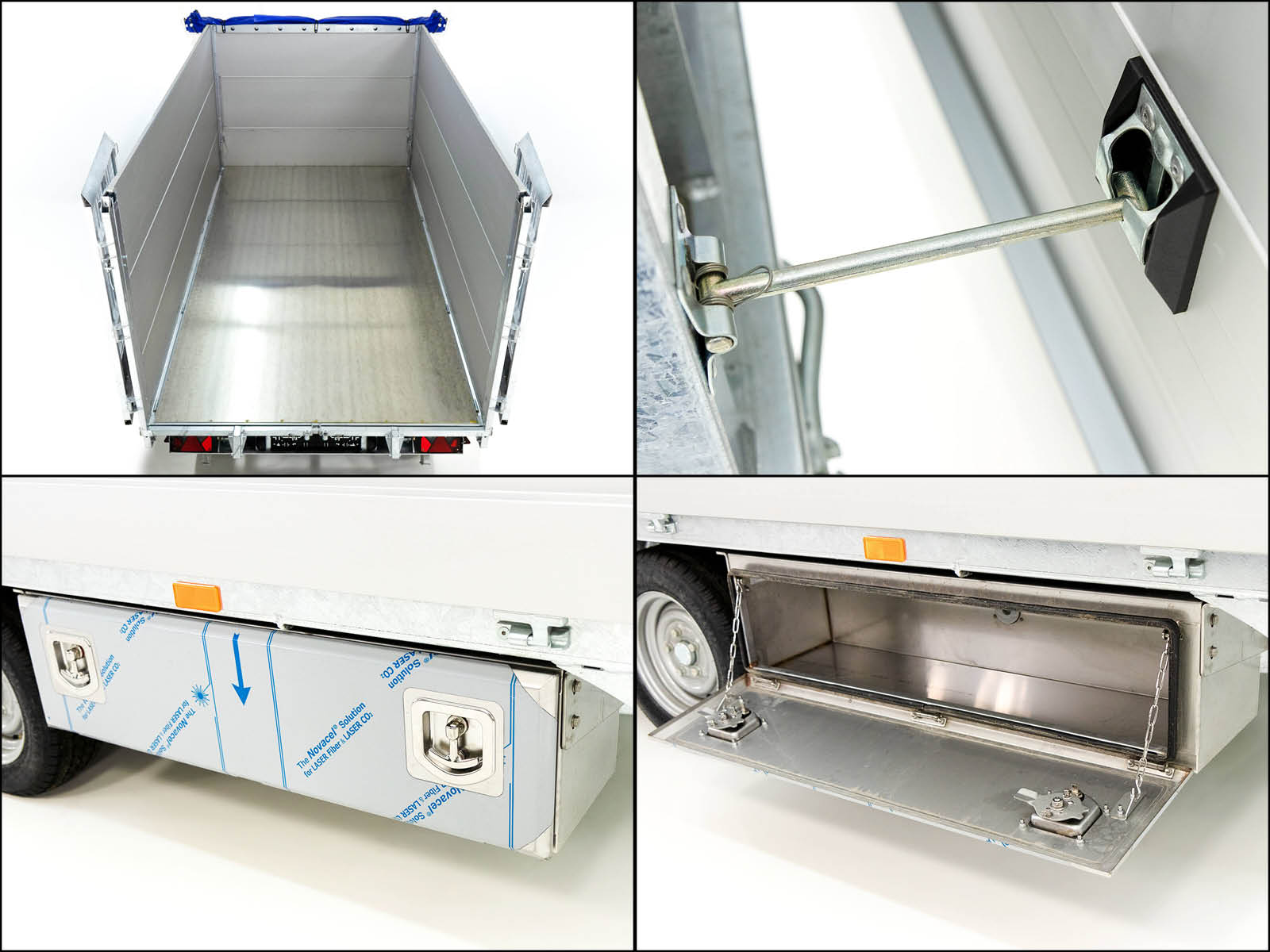 Twintrailer Multi-Heckkipper TR35-40 3,5t | 192x402x140cm | TridaX-Neu – Bild 3