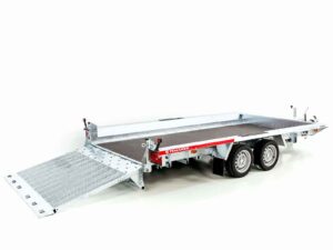 Temared Baumaschinenanhänger Builder 183×400 cm 3,5t | Rampe-Neu