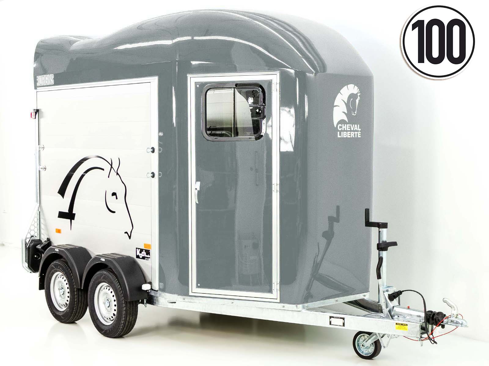 Cheval Liberte Pferdeanhänger GOLD Origins | grau-Neu