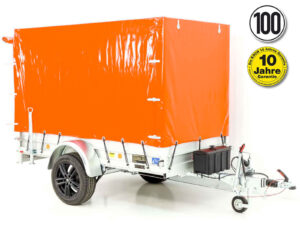'-Anhänger „Edition 35“ 125x250cm 1300kg | Typ 4.13 | Hochplane 160cm – Orange-Neu