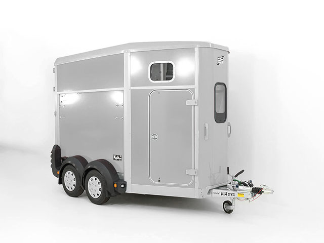 Ifor Williams Pferdeanhänger HB506|Sattelkammer|Silber-Neu