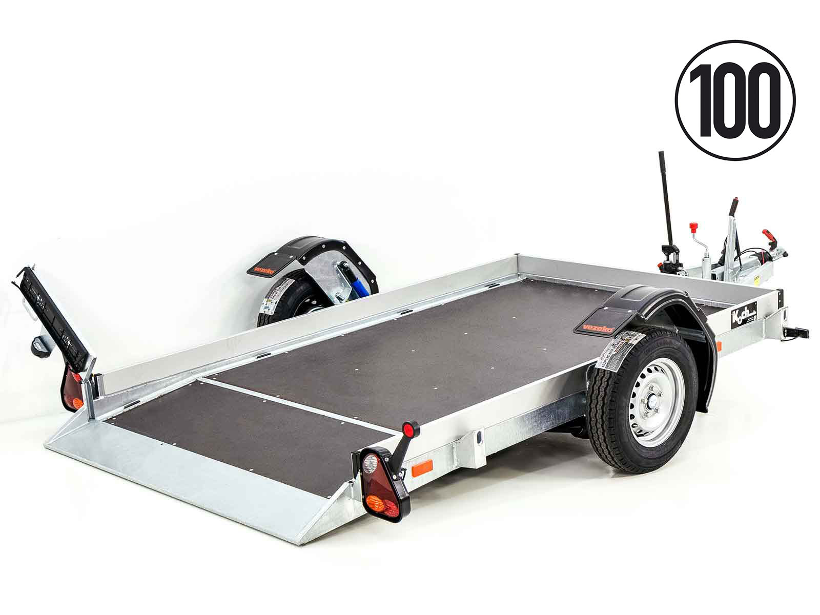 Vezeko Absenkanhänger 127x246cm 1,0t-Neu