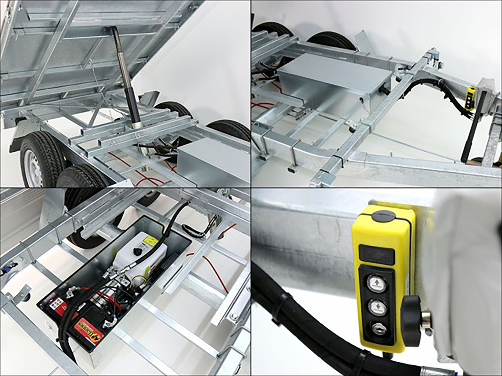 Unsinn Dreiseitenkipper UDK 175x306cm 3,0t | E-Pumpe | Notpumpe-Neu – Bild 2