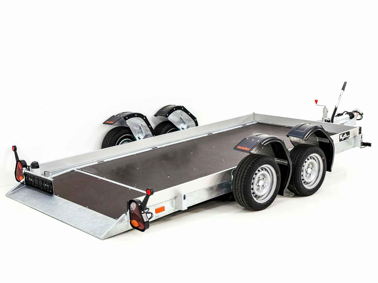 Vezeko Absenkanhänger Tandem 162x345cm 3,5t | E-Pumpe-Neu – Bild 4