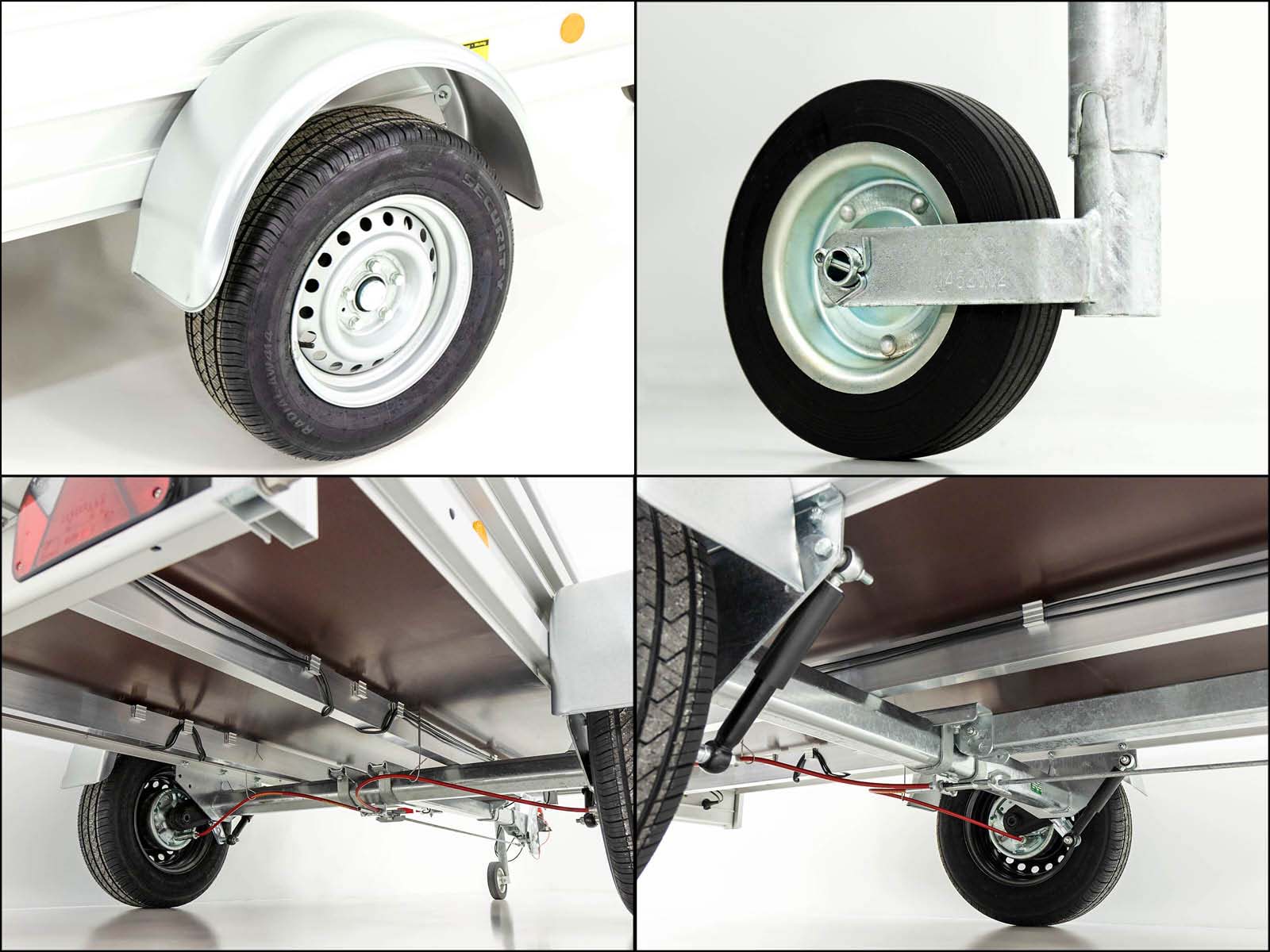 Deckelanhänger 125x250cm Höhe: 80cm 1300kg | Typ 4.13-Neu – Bild 3