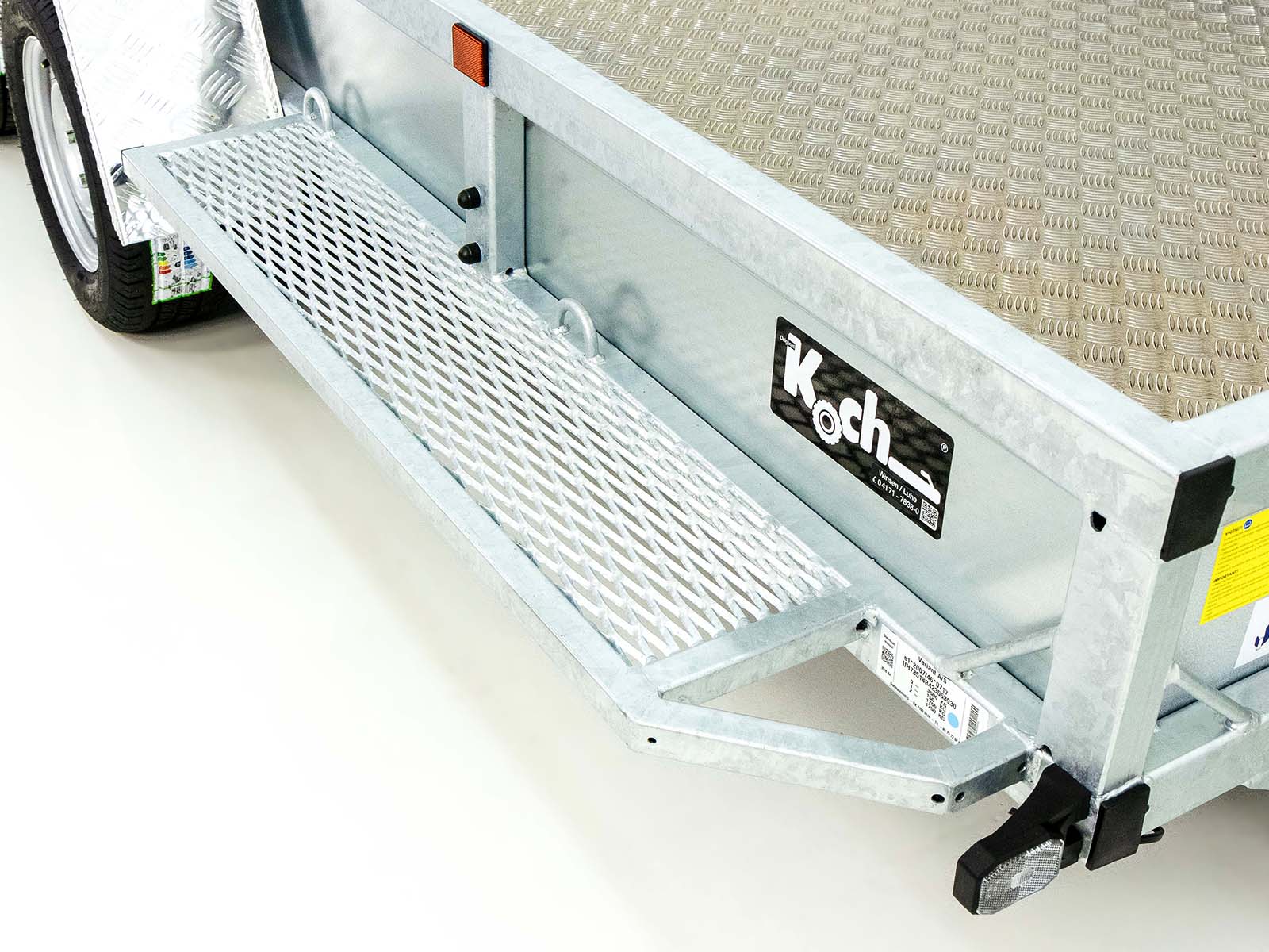 Variant Baumaschinenanhänger Maxi Load 180×400 3,5t | Einzelrampen | Aluboden | Beavertail-Neu – Bild 3