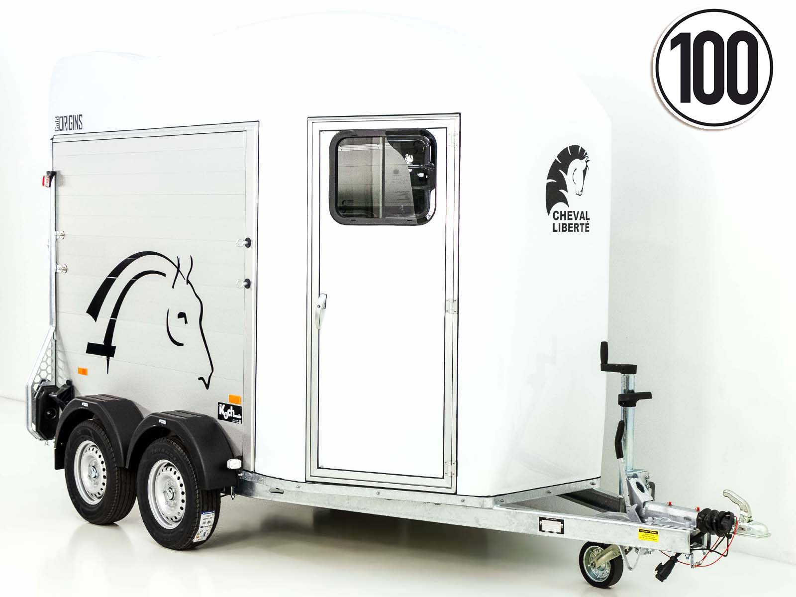 Cheval Liberte Pferdeanhänger GOLD Origins | weiß-Neu