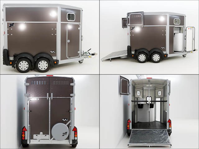 Ifor Williams Pferdeanhänger HB506|Sattelkammer|Anthrazit-Neu – Bild 3