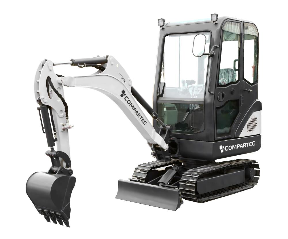 Minibagger „Bobmaster Premium“ – Diesel, 1200 kg mit Knickarm + Joystick-Steuerung-Neu