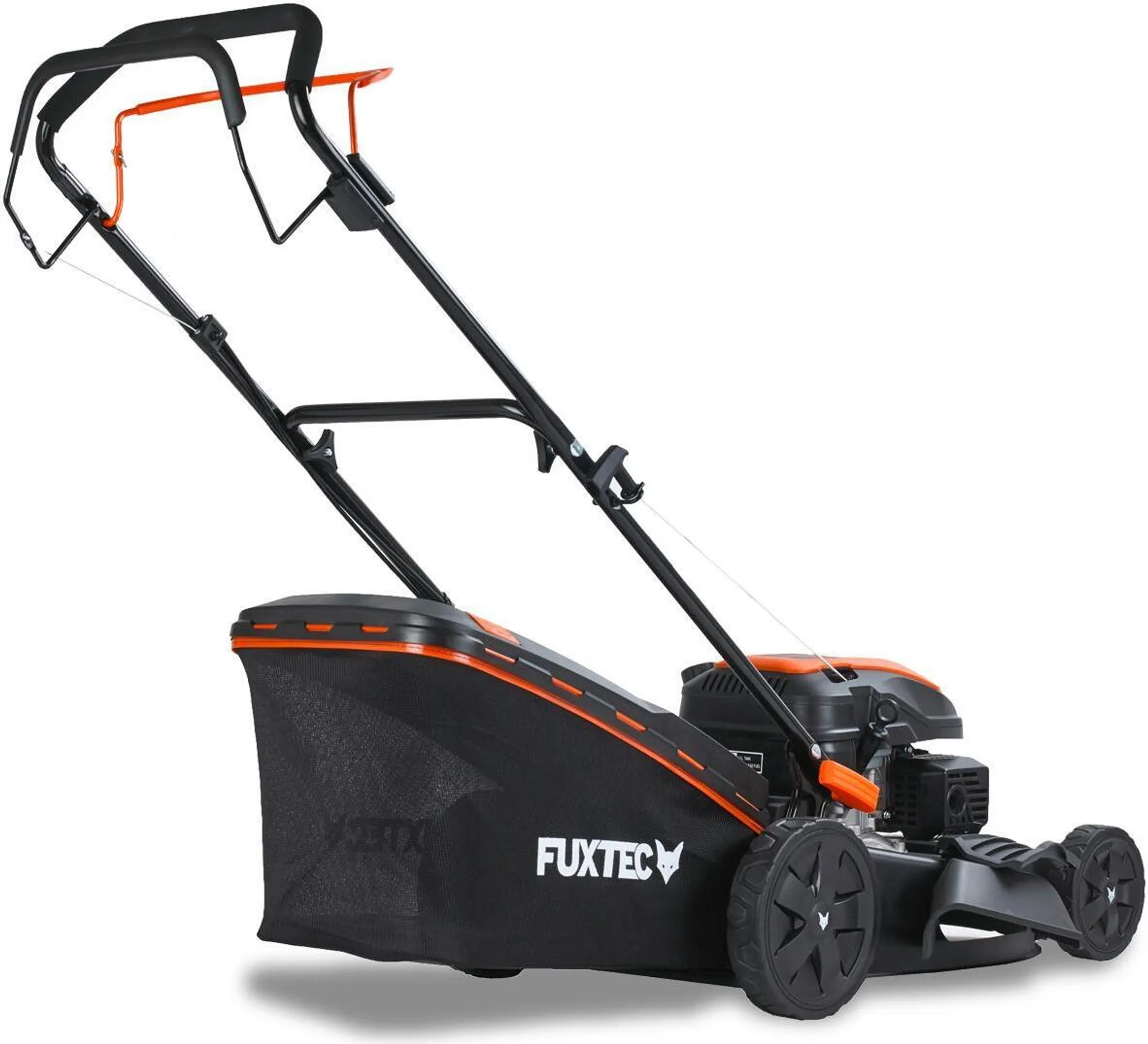 FUXTEC Benzin Rasenmäher FX-RM5170 - 170ccm | 51cm | 28Kg | 4-Takt | Selbstantrieb | Mulchfunktion | Seitenauswurf | 60L Fangkorb | bis 1000m² – Bild 7