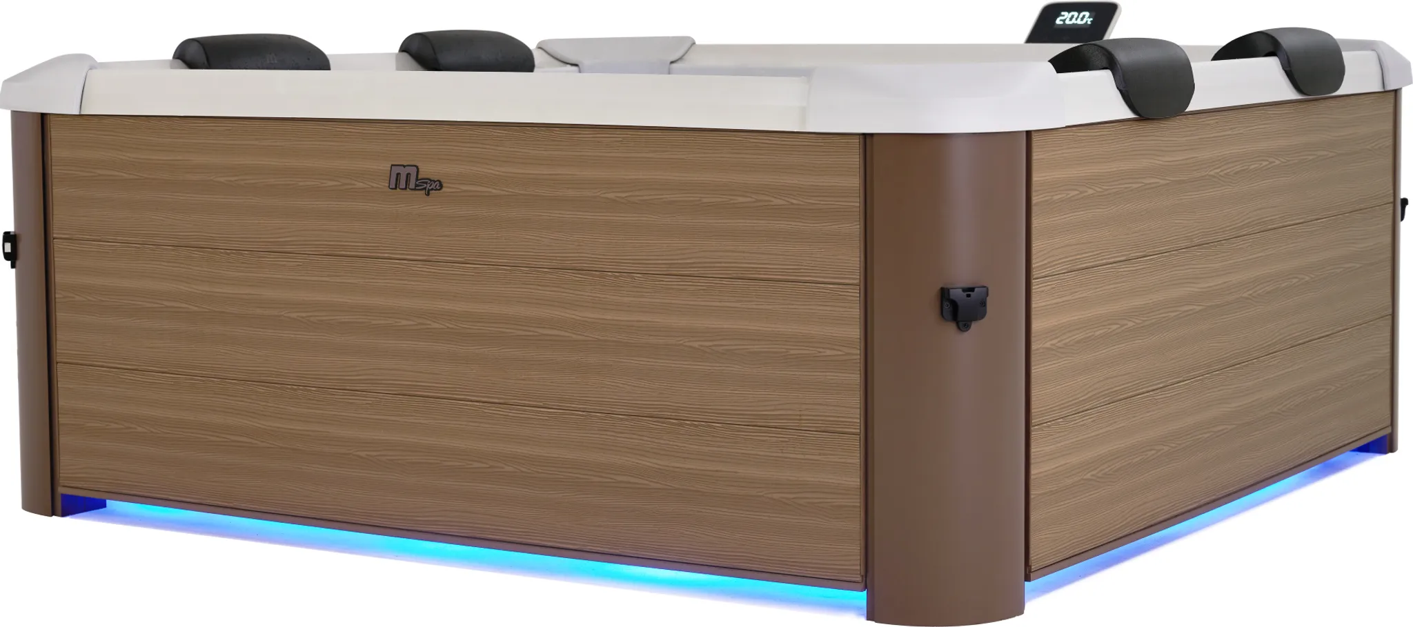 MSpa Whirlpool Oslo Amber, 160x160x65cm , Modell 2025 – Bild 4