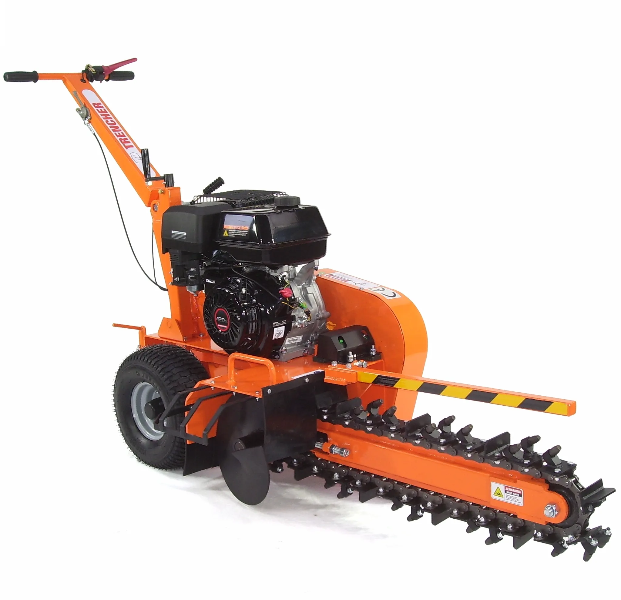 Grabenfräse 1500 Schachtfräse Kanalfräse Kabelfräse Drainagefräse 55749 Erdfräse – Bild 2