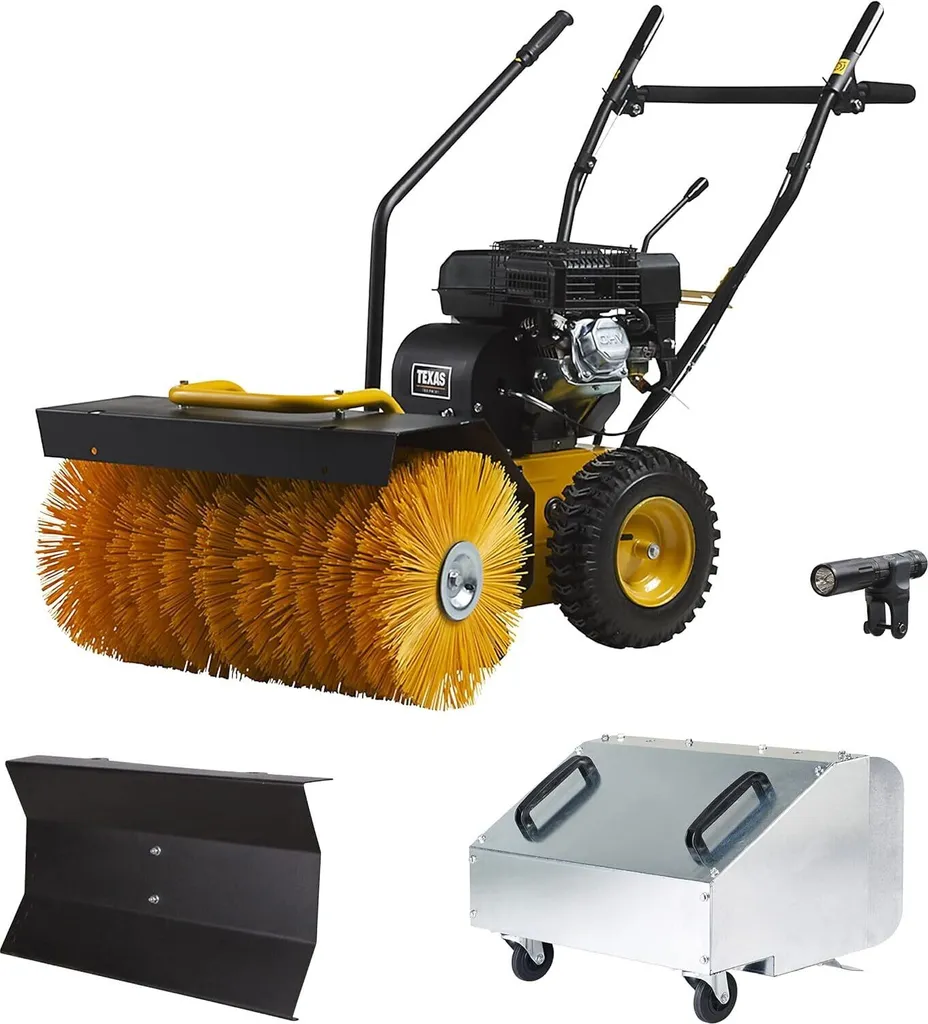 Texas Kehrmaschine Benzin Schneeräumer Laubsammler 60cm Handy Sweep 690TG 3in1 – Bild 2