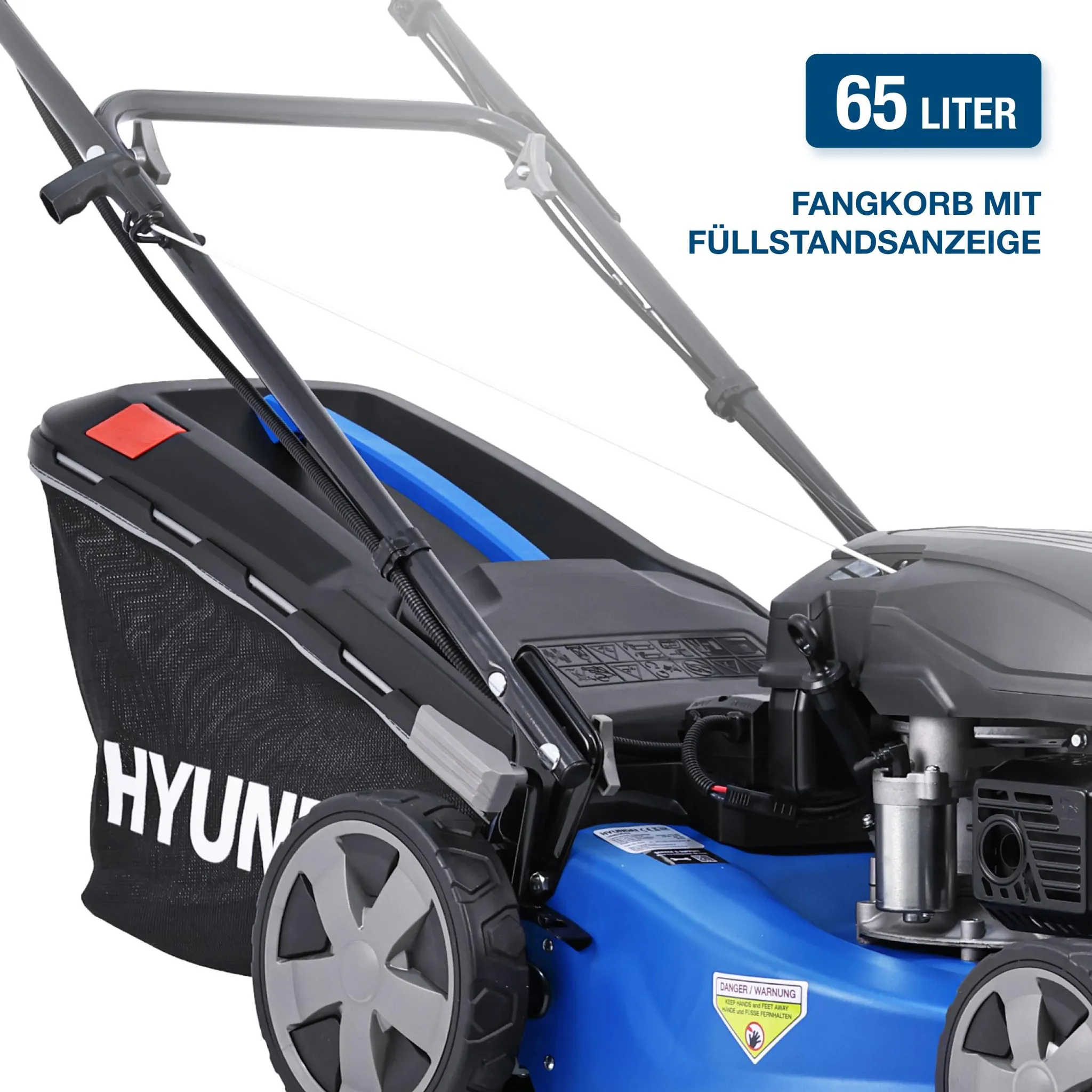 HYUNDAI Benzin-Rasenmäher LM4623G ES (Mäher/Mulcher mit Radantrieb & E-Start, 3.9 PS Hyundai Motor) – Bild 4