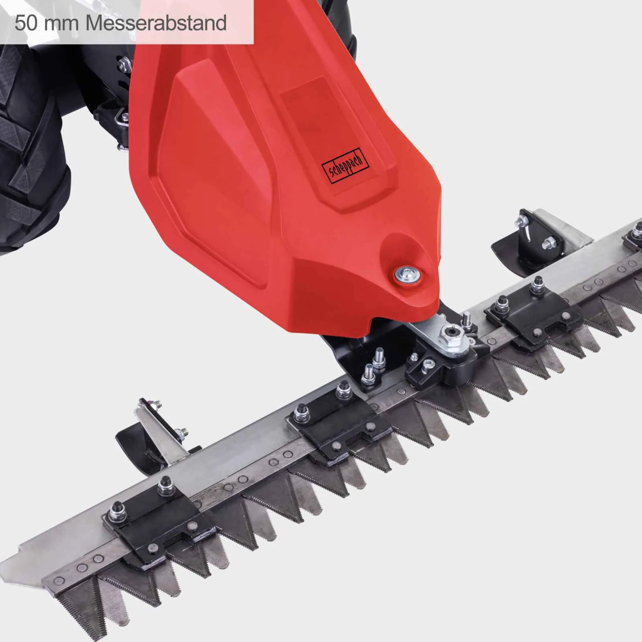 Scheppach Benzin Balkenmäher BMS196-88 | 880mm | 30-60mm | 5,7 PS / 196ccm | bis 3000m² | mit Radantrieb | Führungsholm in 3 Höhen | Hochgrasmäher – Bild 5