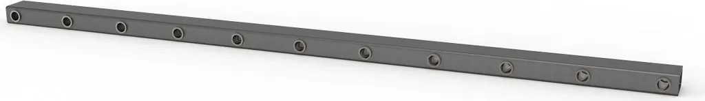 Joma-Tech Zinkenträger mit eingeschweißten Hülsen / Buchsen in 2200 mm Arbeitsbreite