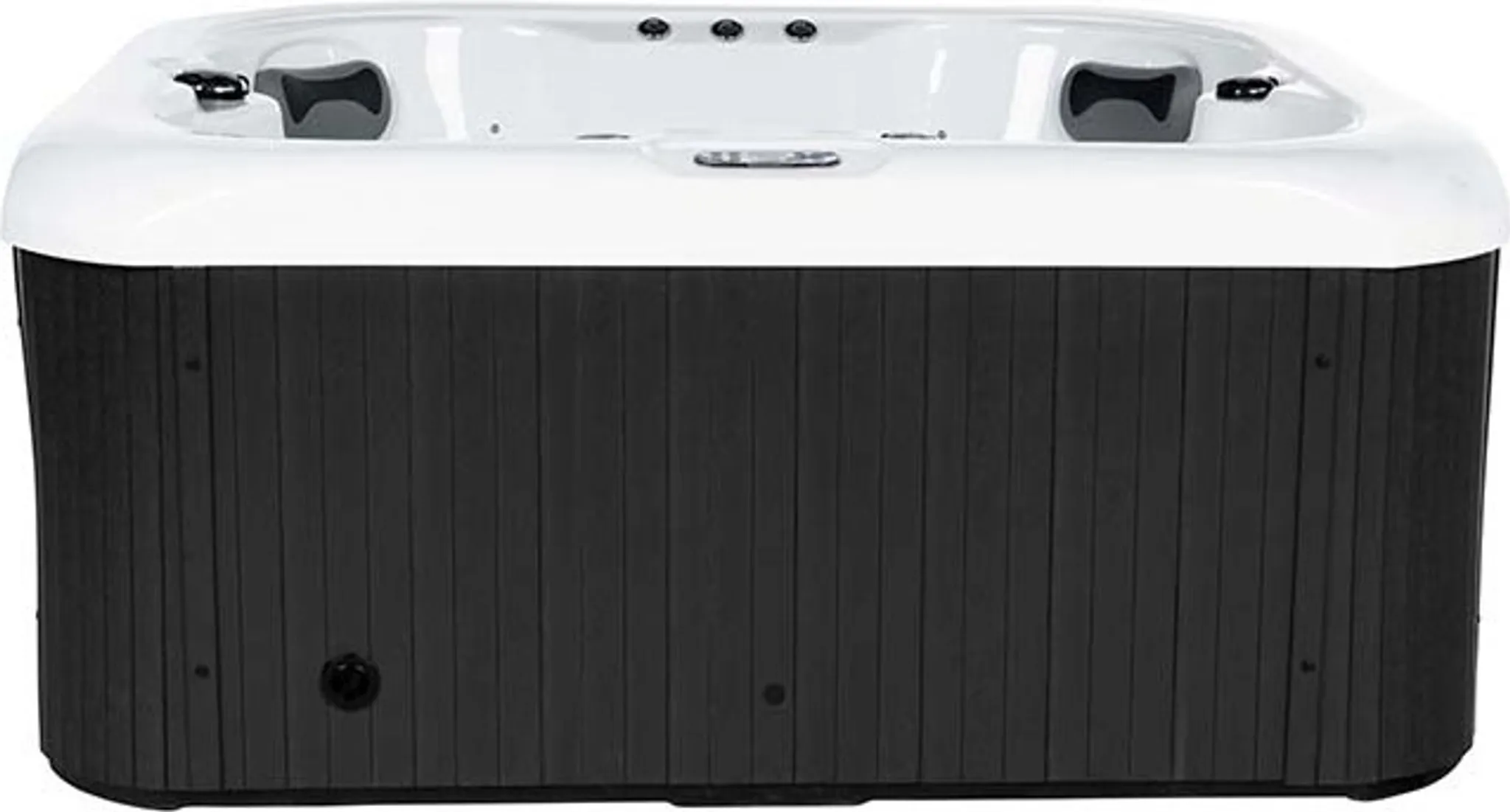 HOME DELUXE - Outdoor Whirlpool - SEA STAR PURE - Maße 180 x 160 x 79 cm - Inkl. Heizung, 19 Massagedüsen und 15 Lichtquellen I Außen Whirlpool Spa für 4 Personen – Bild 4