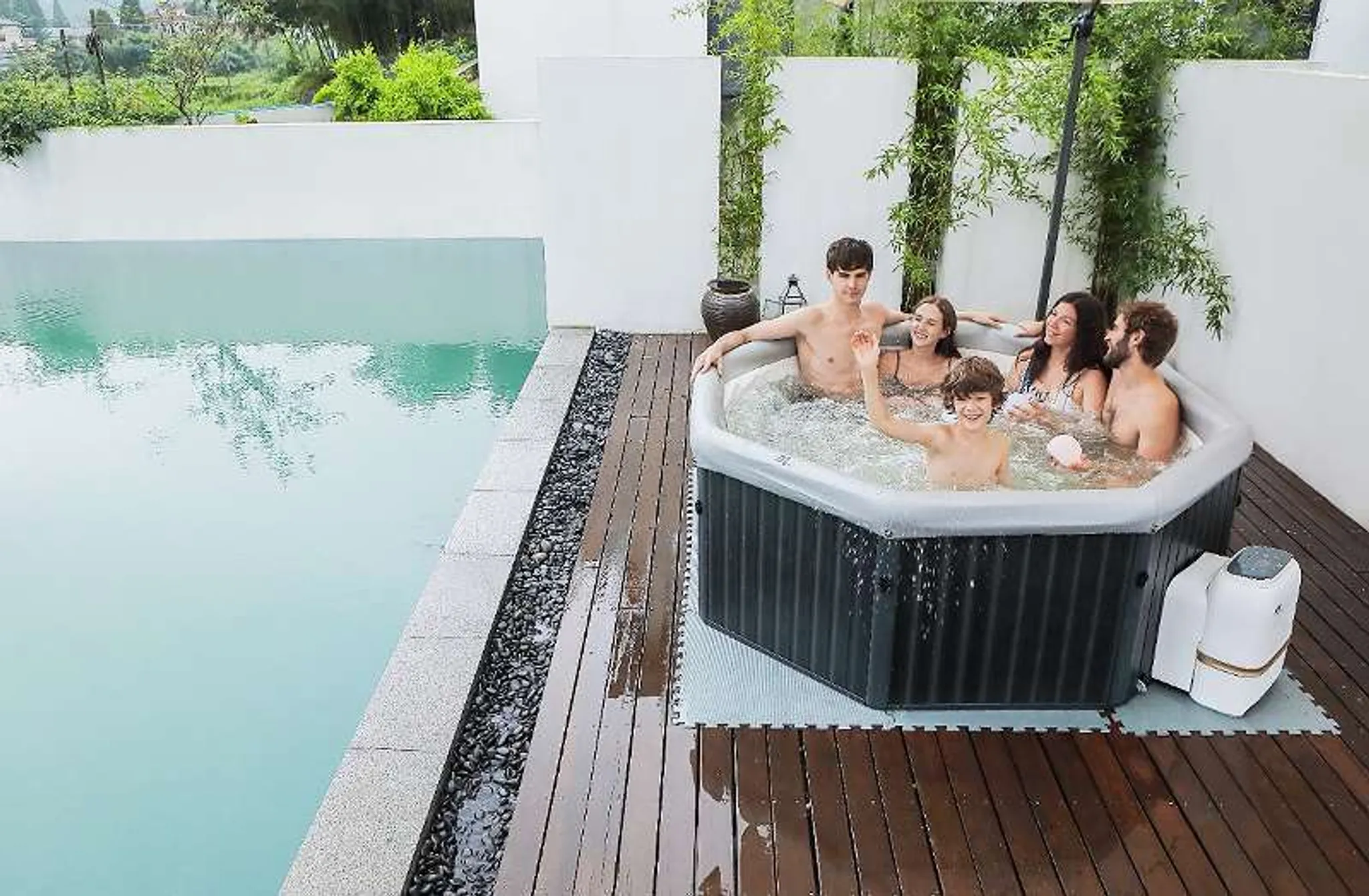 Mspa Whirlpool Tuscany, 193X193X76Cm – Bild 2