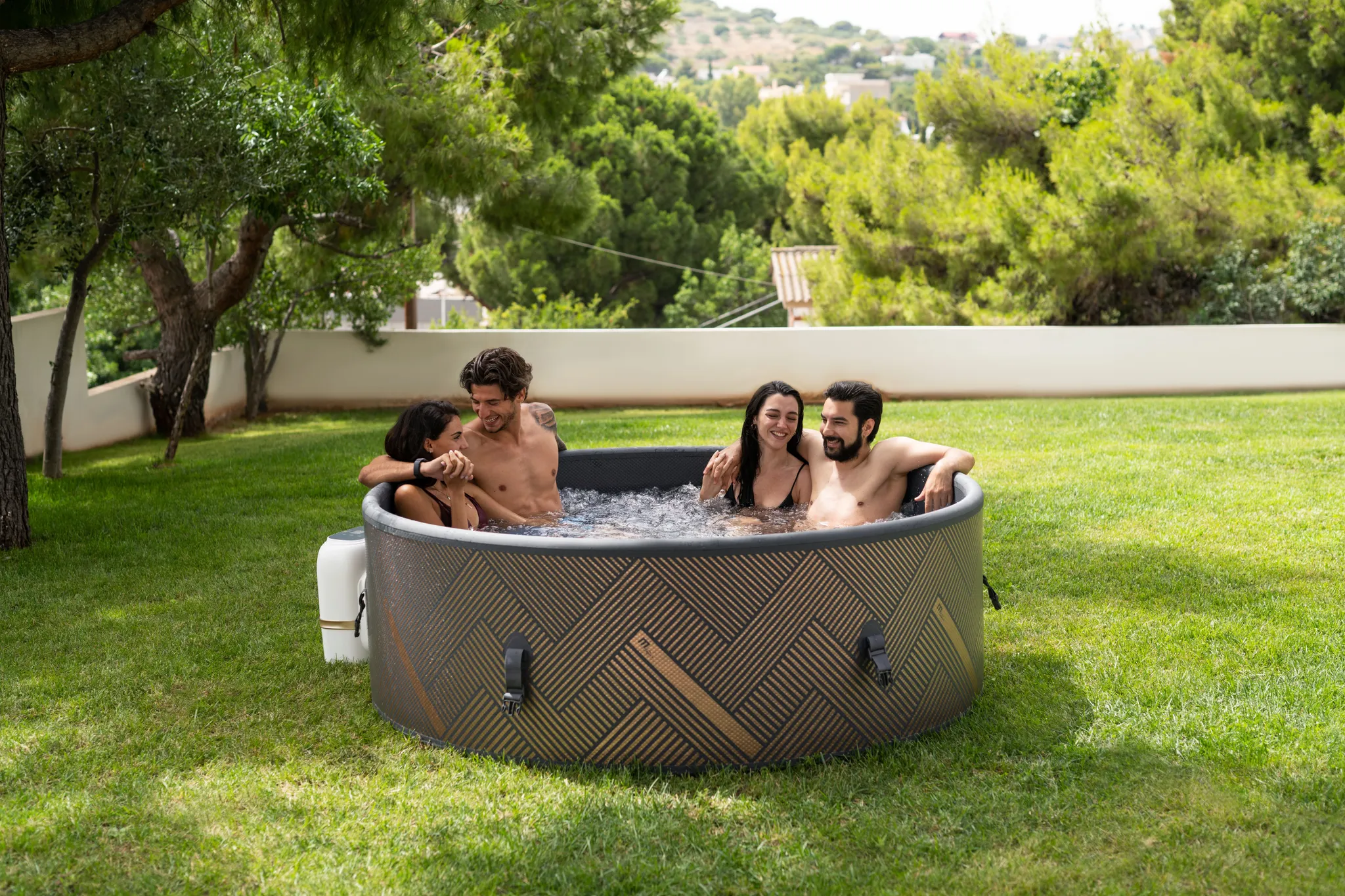 MSpa Whirlpool MONO ECO 2026 F-MO062WE - NEUSTES Modell VERBESSERT - aufblasbar - Outdoor Pool XXL 6 Personen - App-Steuerung - OZON & UVC ganzjährig – Bild 7