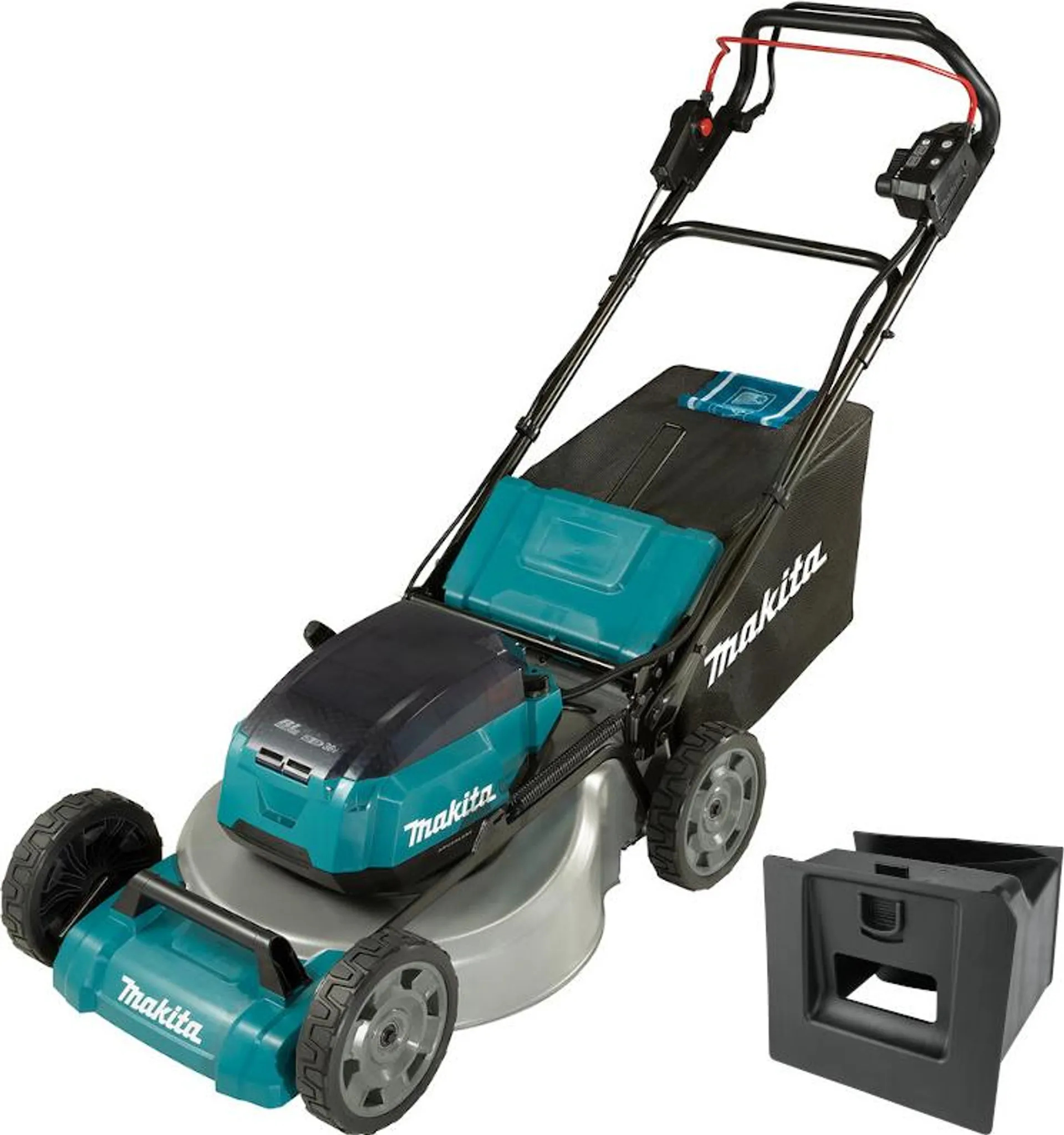 Makita Akku-Rasenmäher DLM465, 2x18V, 46 cm, 60 l, inkl. Zubehör – Bild 5