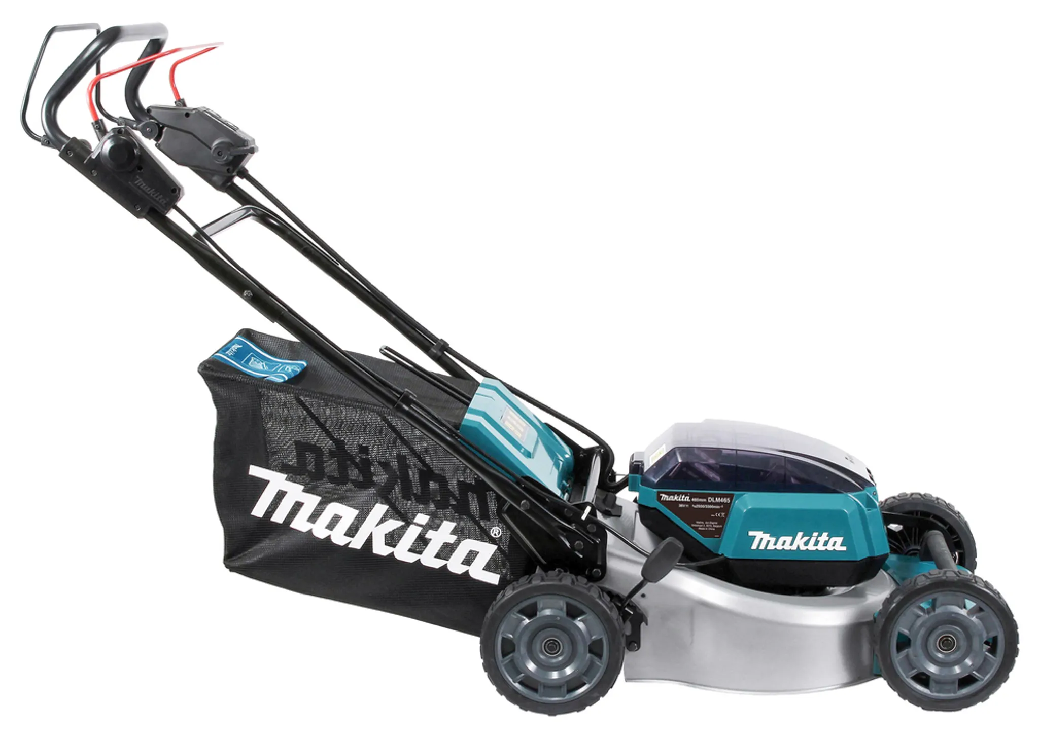 Makita Akku-Rasenmäher DLM465, 2x18V, 46 cm, 60 l, inkl. Zubehör – Bild 7