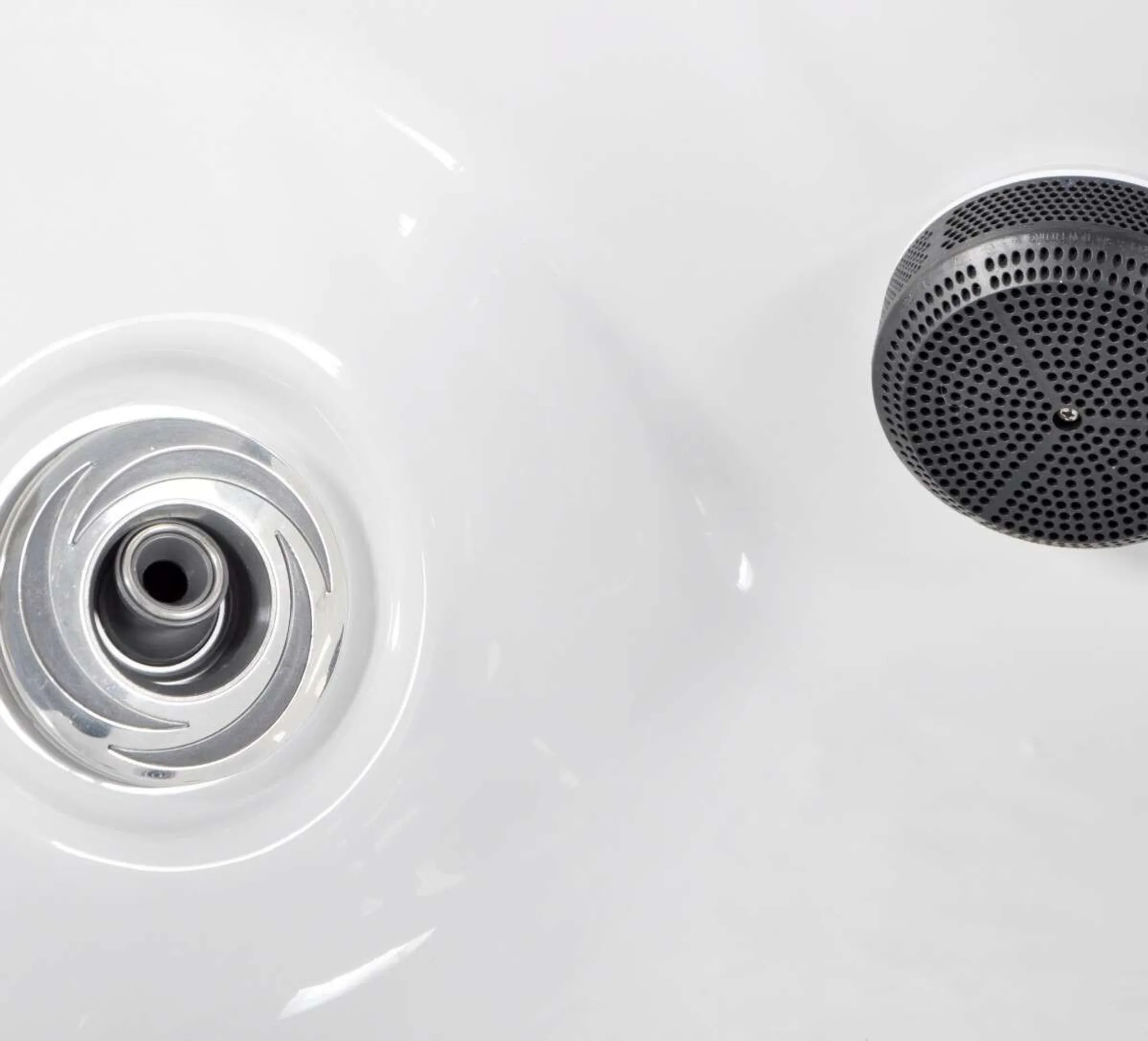 Outdoorwhirlpool TAHITI Sterling Silver inkl. Abdeckung und Stiege - 200 x 200 x 88cm – Bild 5