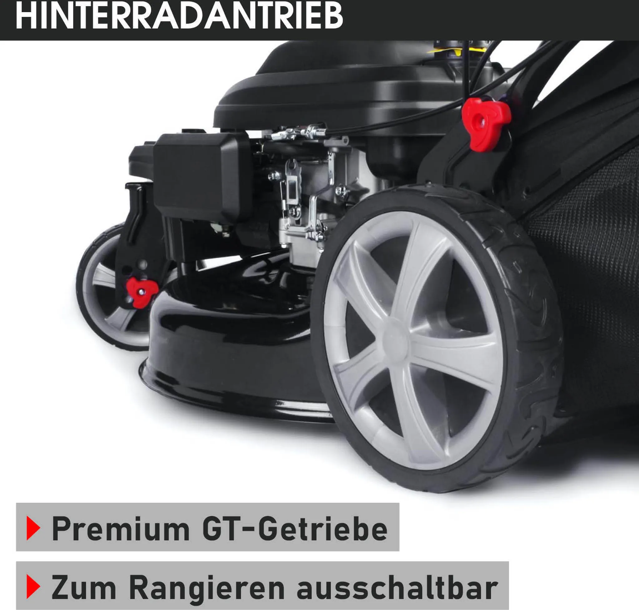 BRAST Benzin Rasenmäher 21224 Trike E-START – Bild 9