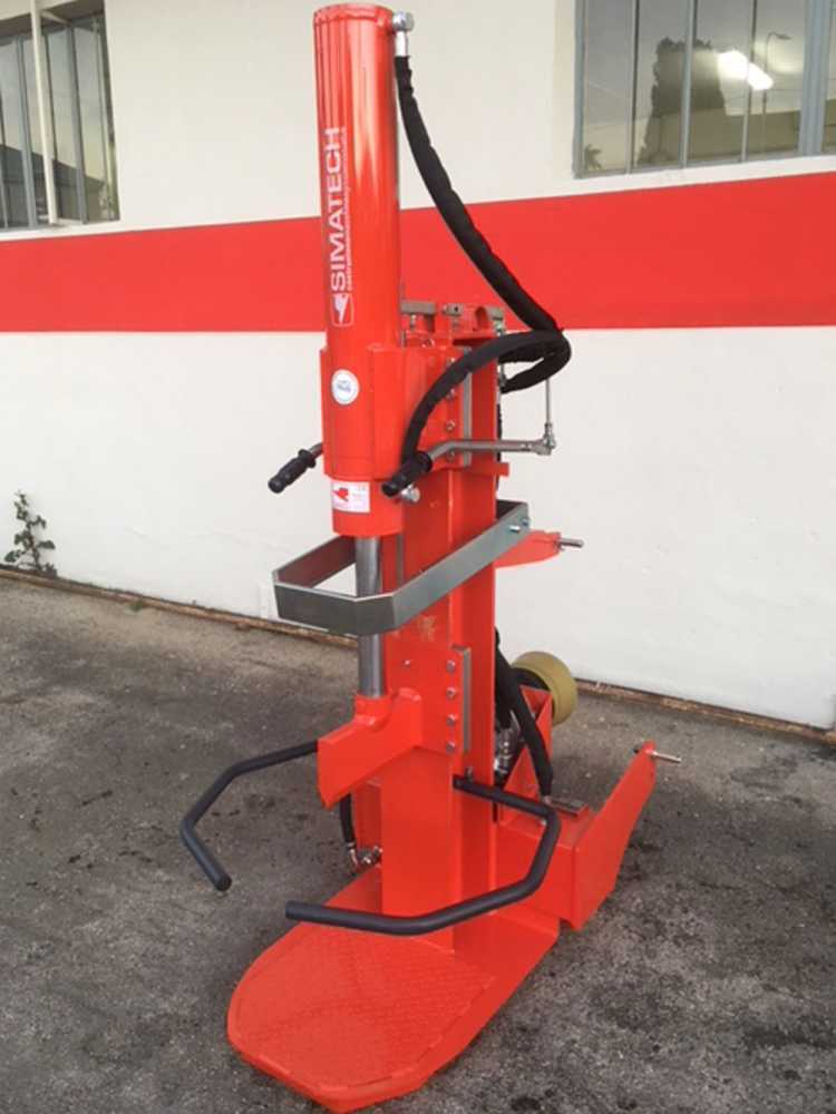35 T Simatech - Stehender Hydraulik-Holzspalter für Traktor, Kolbenhub 800