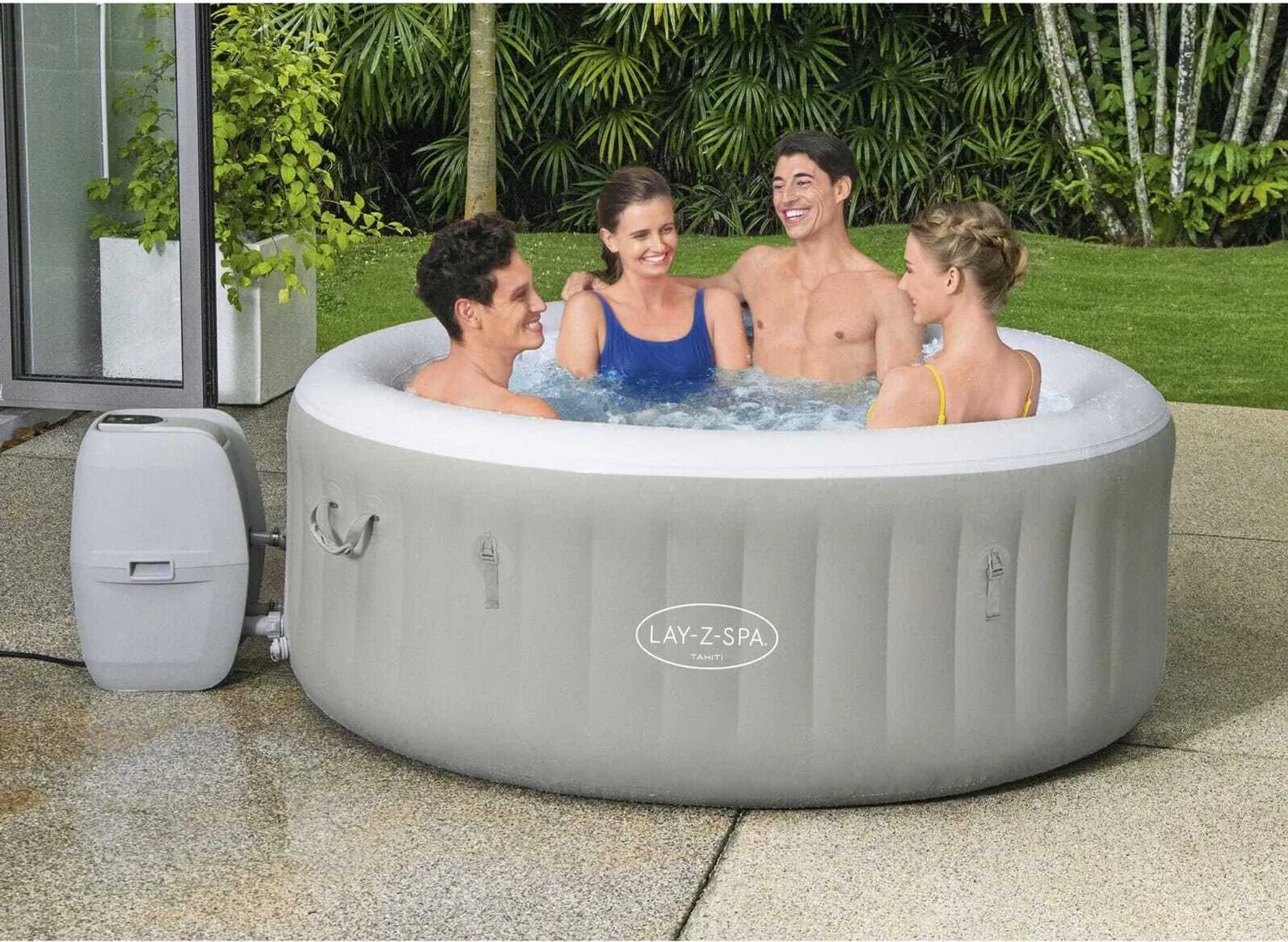Bestway® LAY-Z-SPA® Whirlpool Tahiti AirJet™ Ø 180 x 66 cm, rund – Bild 8