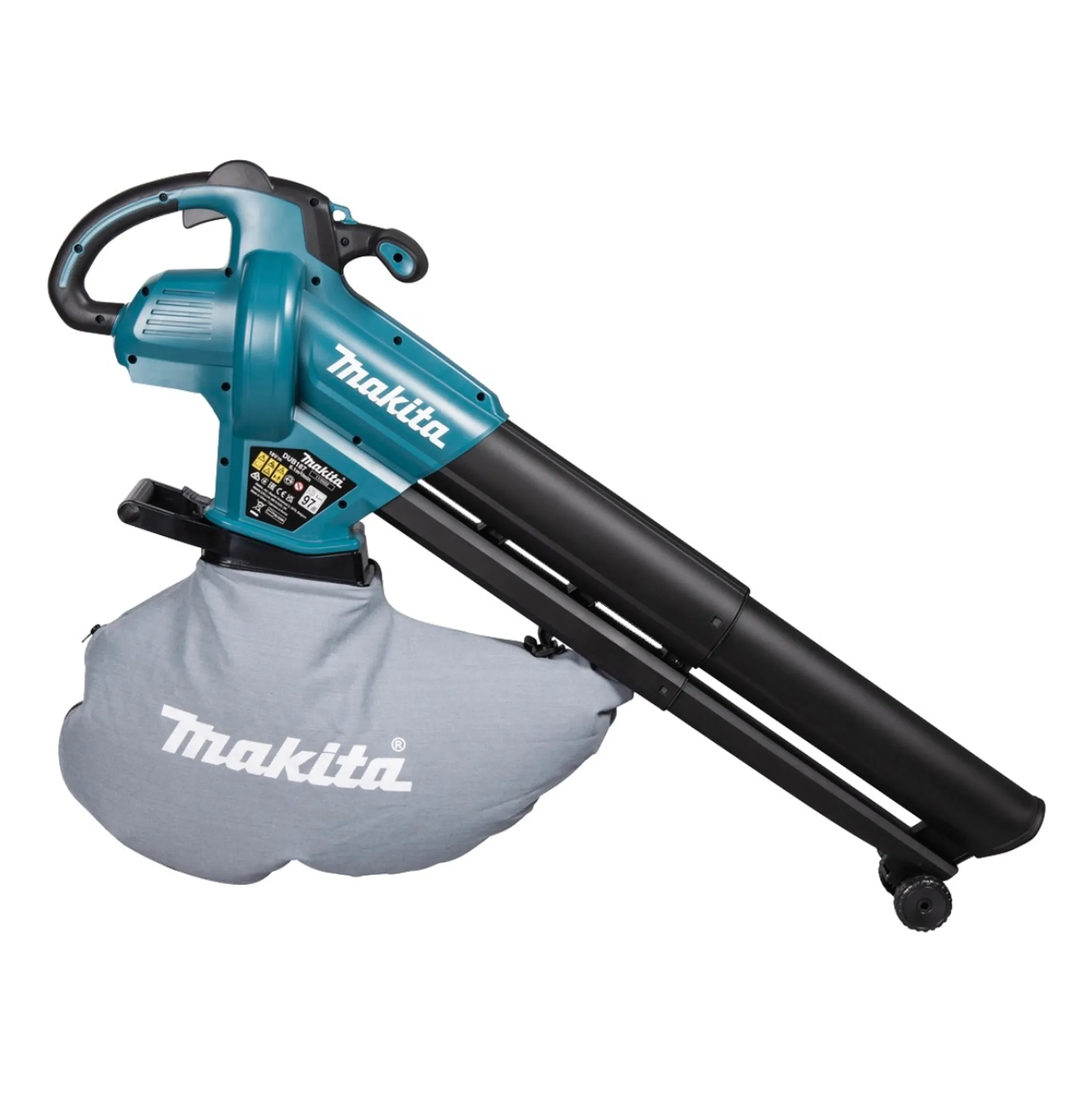 Makita DUB 187 RT Akku Laubbläser und Laubsauger 18 V Brushless + 1x Akku 5,0 Ah + Ladegerät – Bild 5