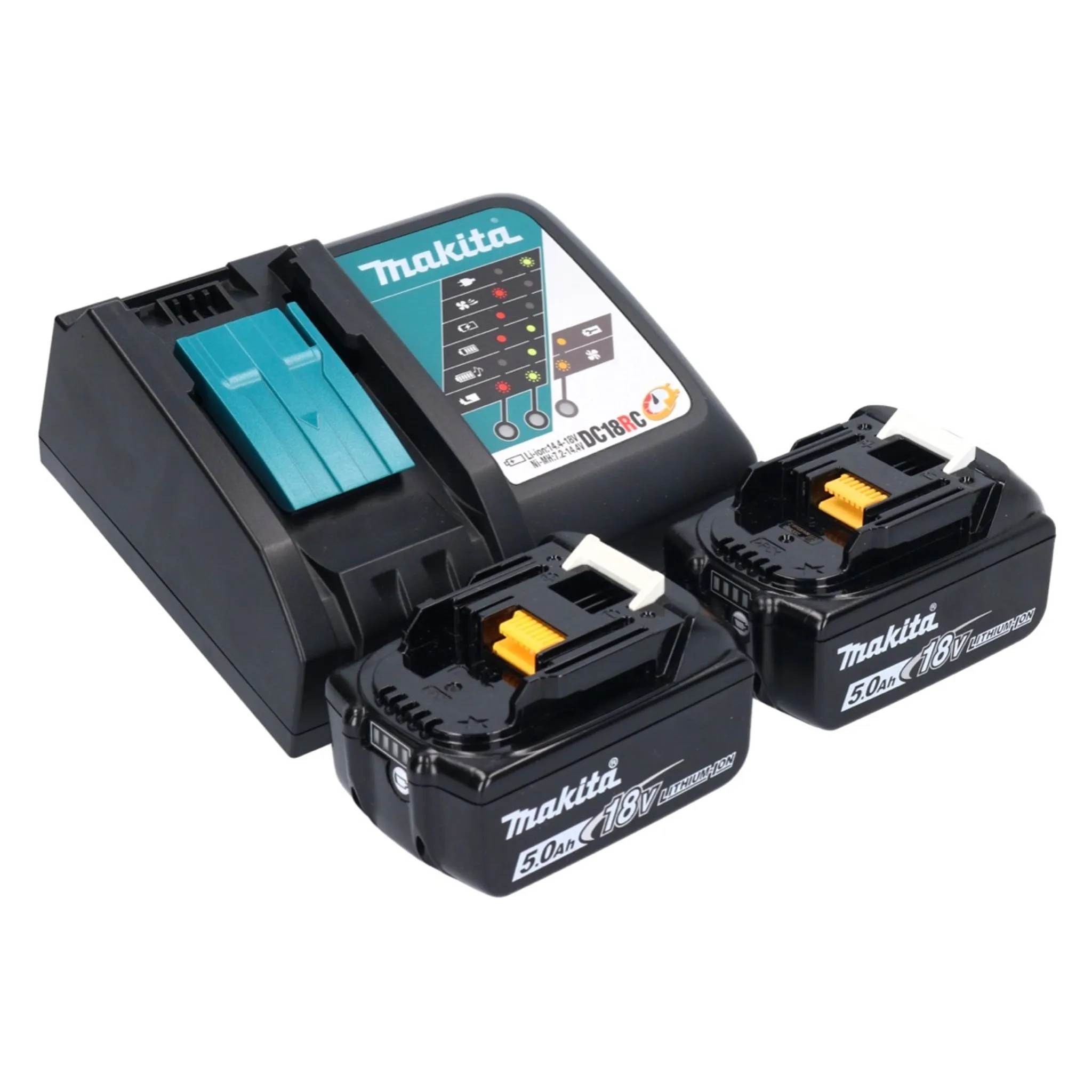 Makita DUB 187 RT2 Akku Laubbläser und Laubsauger 18 V Brushless + 2x Akku 5,0 Ah + Ladegerät – Bild 4