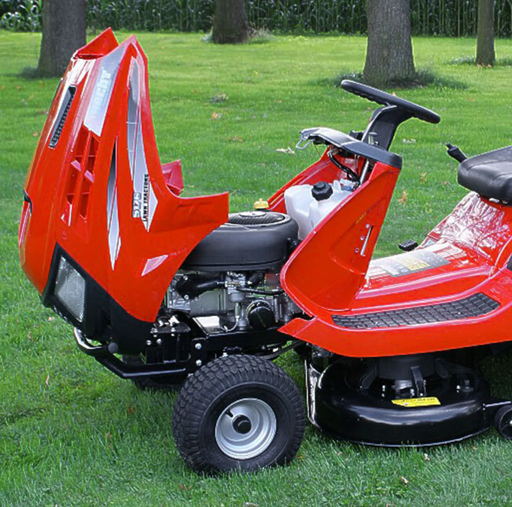 HECHT 5176 Rasentraktor | 102 cm Schnittbreite | 13,3 PS | Briggs & Stratton | 500 cm³ | 270L Fangkorb – Bild 3