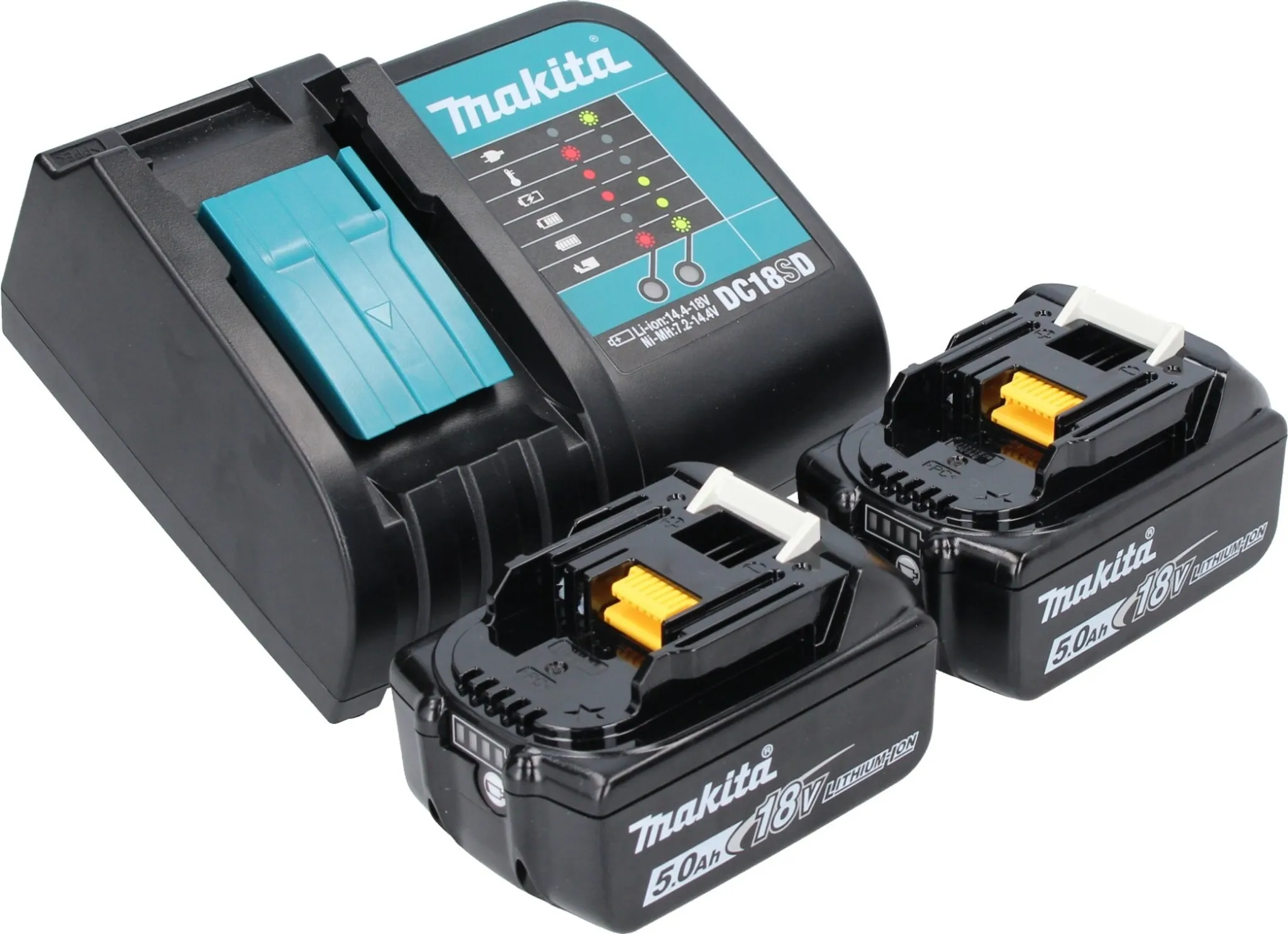 Makita DUH 607 ST2 Akku Heckenschere 18 V 60 cm + 2x Akku 5,0 Ah + Ladegerät – Bild 5