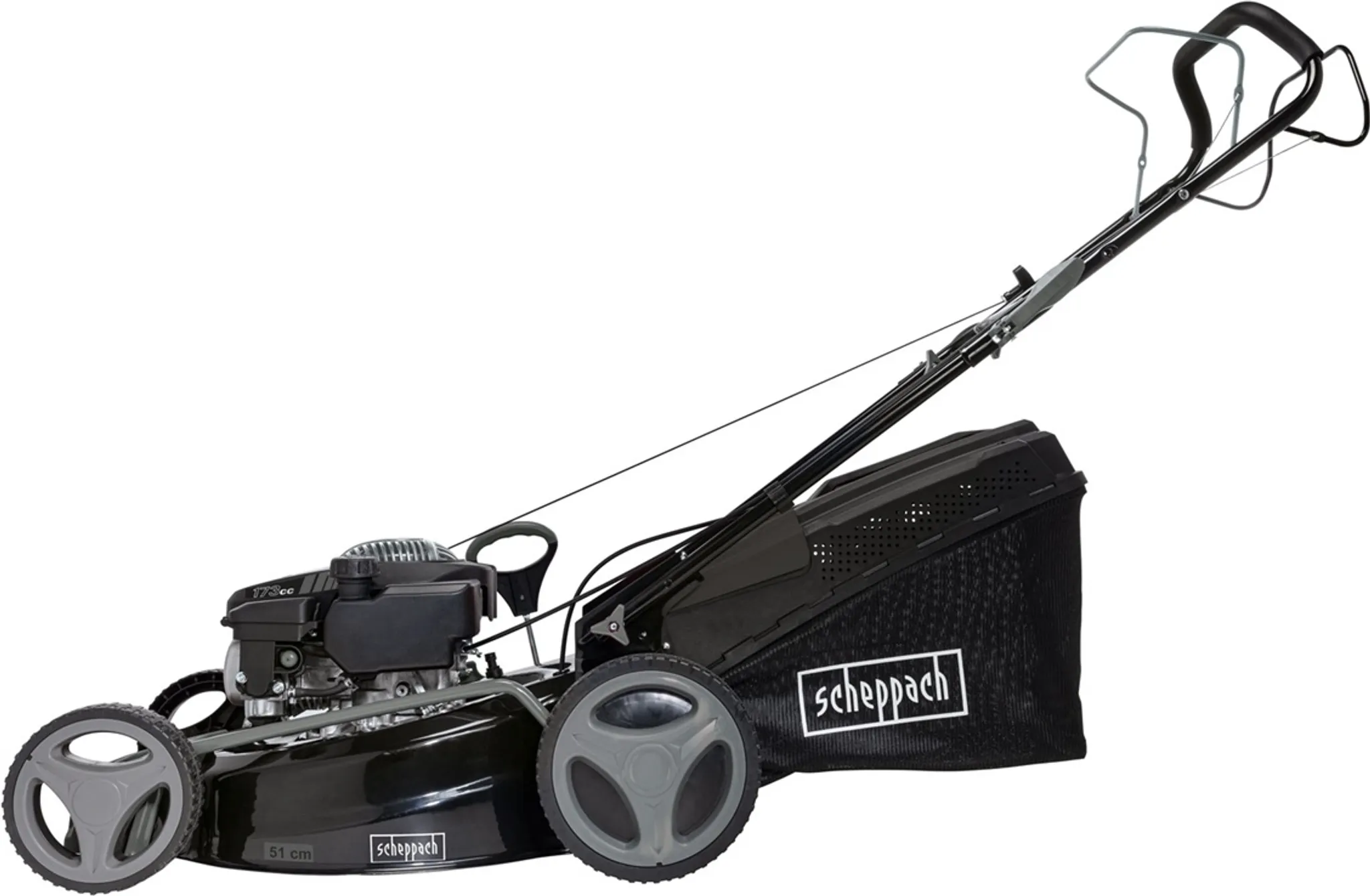 SCHEPPACH Rasenmäher Benzin mit Antrieb Radantrieb 51cm 6in1 173ccm MS173-51B – Bild 3