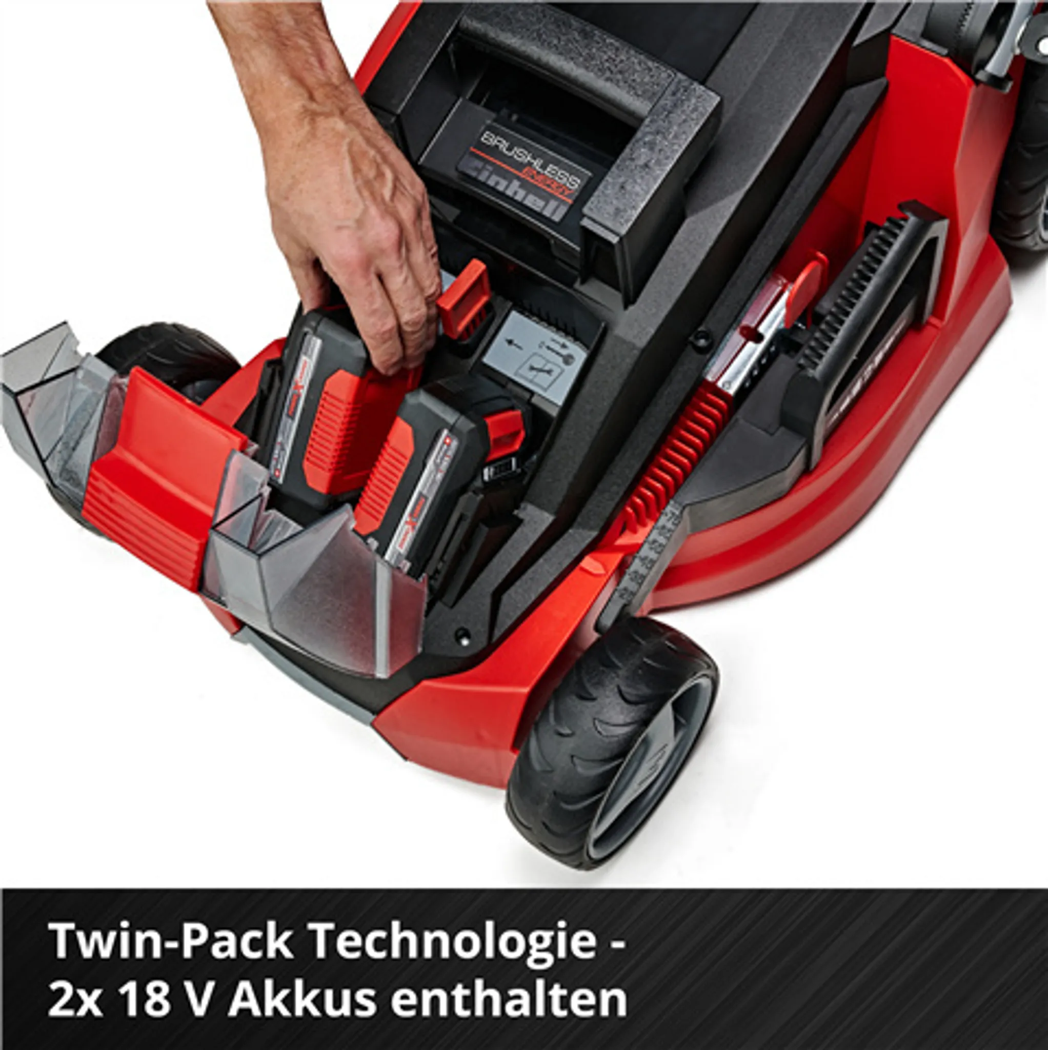 Einhell Power X-Change Akku-Rasenmäher GE-CM 43 Li M Kit (2x4,0Ah) – Bild 7