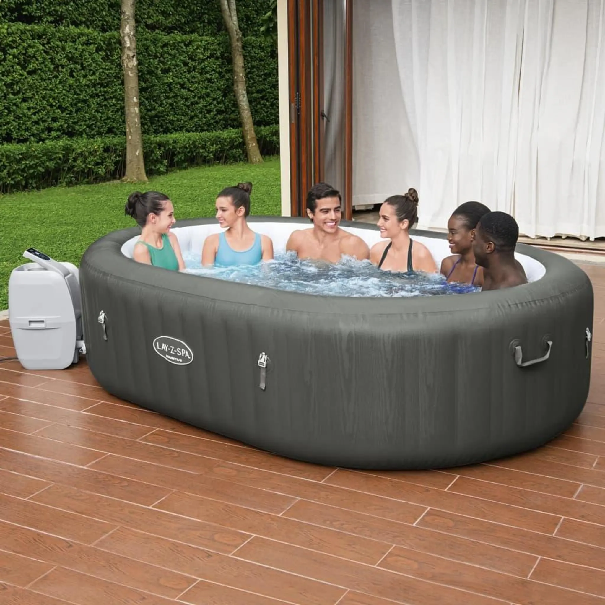 Bestway Lay-Z-Spa Mauritius Airjet Whirlpool Oval – Bild 2