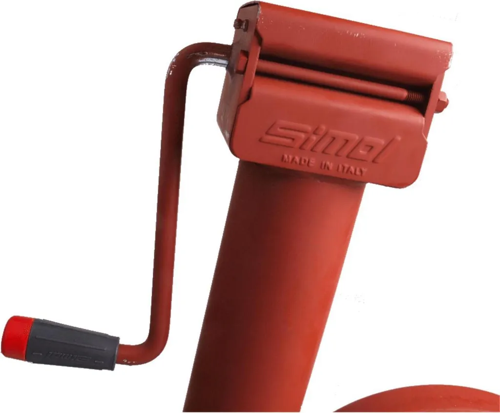 Simol Stützrad 2.000 kg halbautomatisch mit Federverriegelung – Bild 3