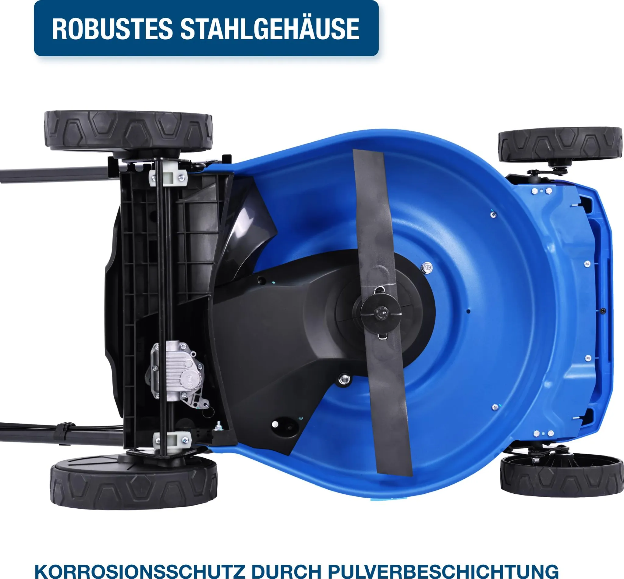 HYUNDAI Benzin-Rasenmäher LM4622G (Mulcher/Mäher mit Radantrieb, 3.9 PS Hyundai Motor) – Bild 7