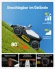 Mähroboter Mammotion LUBA mini AWD LiDAR ohne Begrenzungskabel 3D LiDAR + Vision Ohne RTK-Antenne Auto-Kartierung Empf. 1500m² 80 % Steigung 4G-Modul – Bild 5