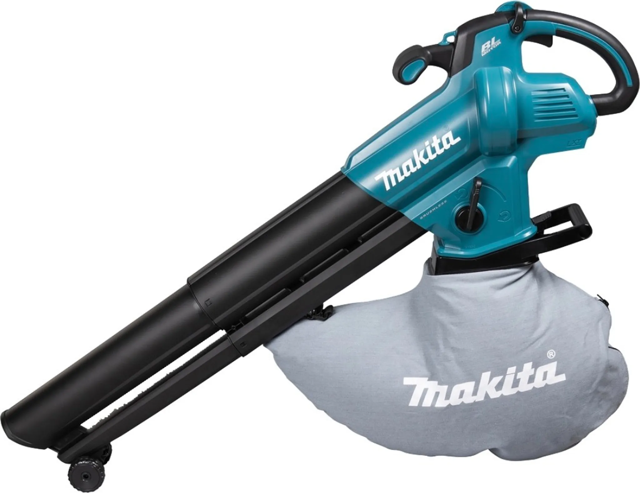 Makita DUB 187 RG2 Akku Laubbläser und Laubsauger 18 V Brushless + 2x Akku 6,0 Ah + Ladegerät – Bild 3
