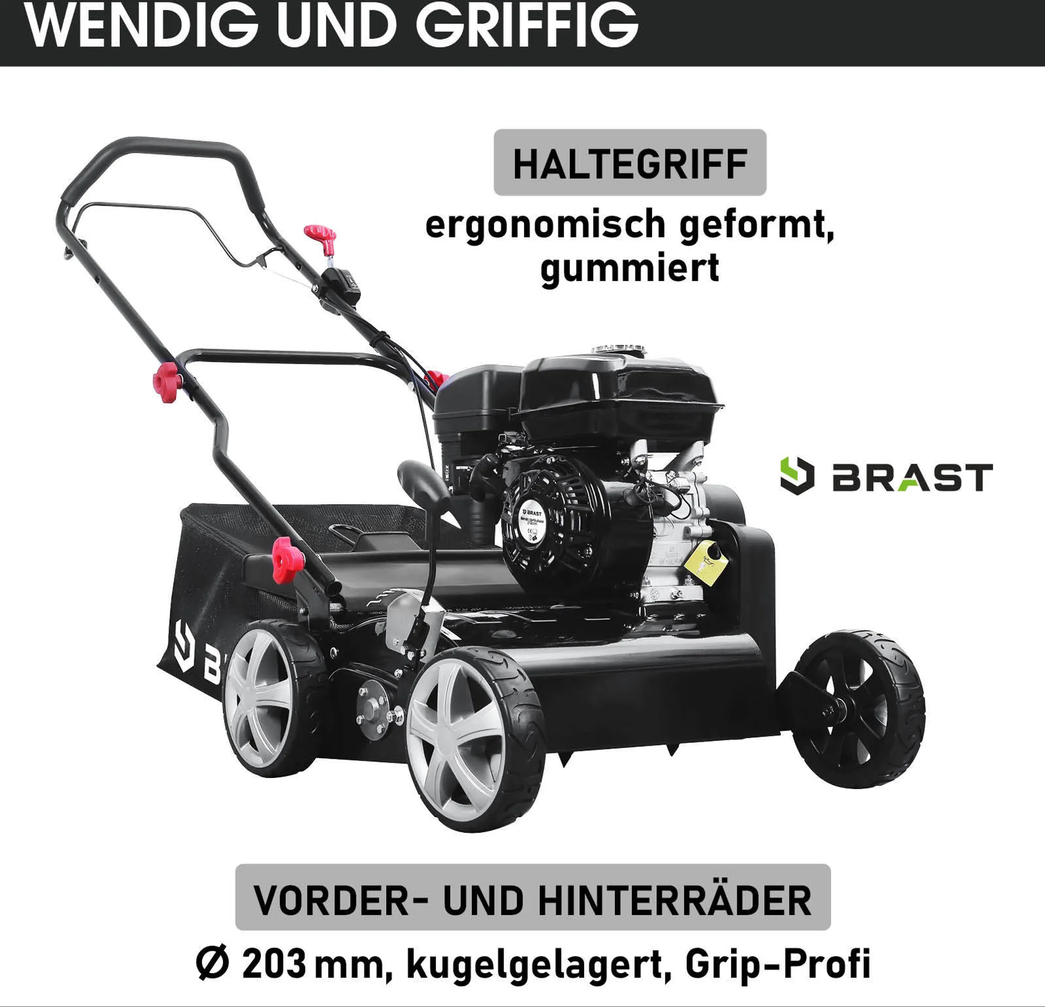 BRAST Benzin Vertikutierer 40212s – Bild 6