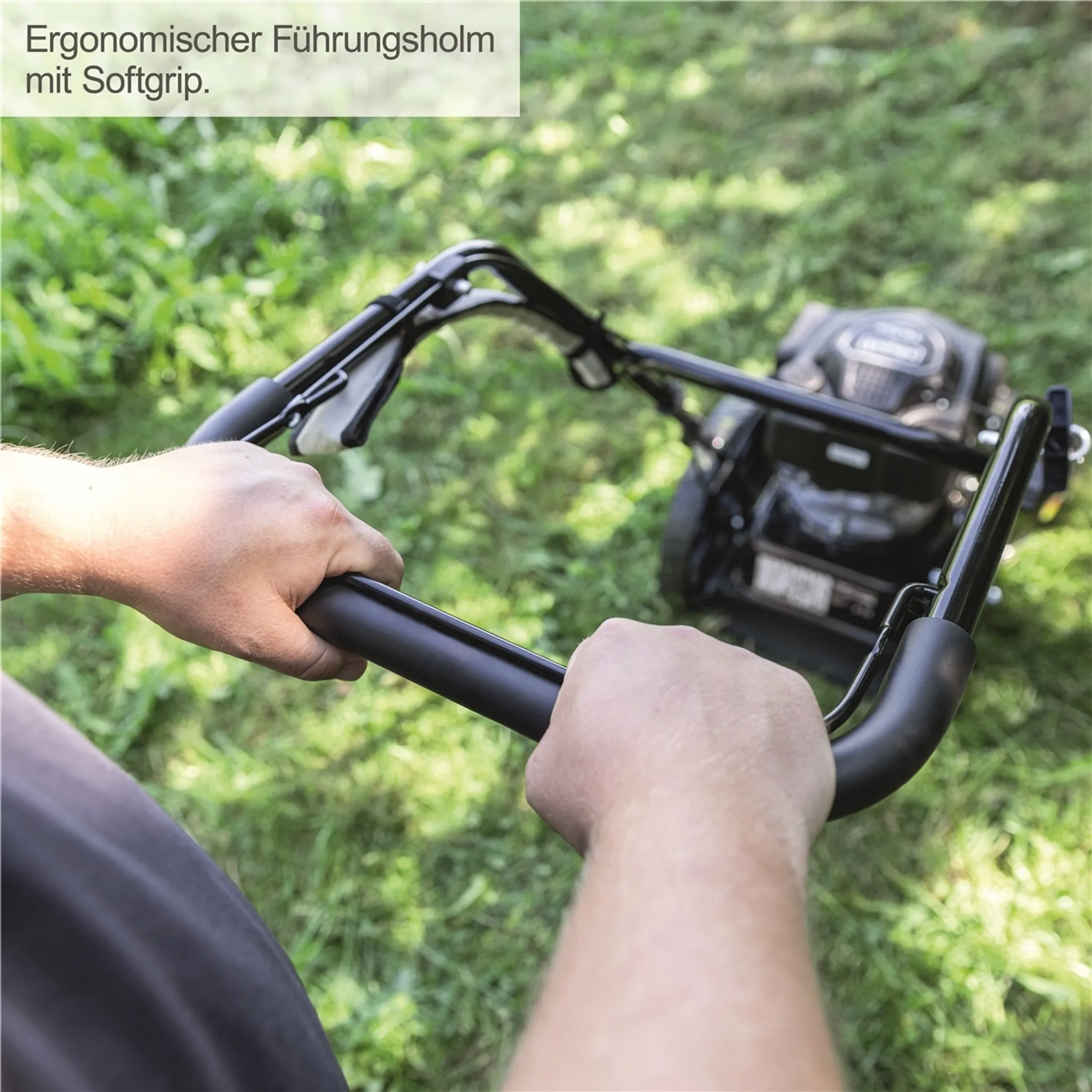 Scheppach Wiesenmäher HMP161-56B, 56 cm Schnittbreite, 4,1 PS, Benzin, Hochgrasmäher für unwegsames Gelände – Bild 5