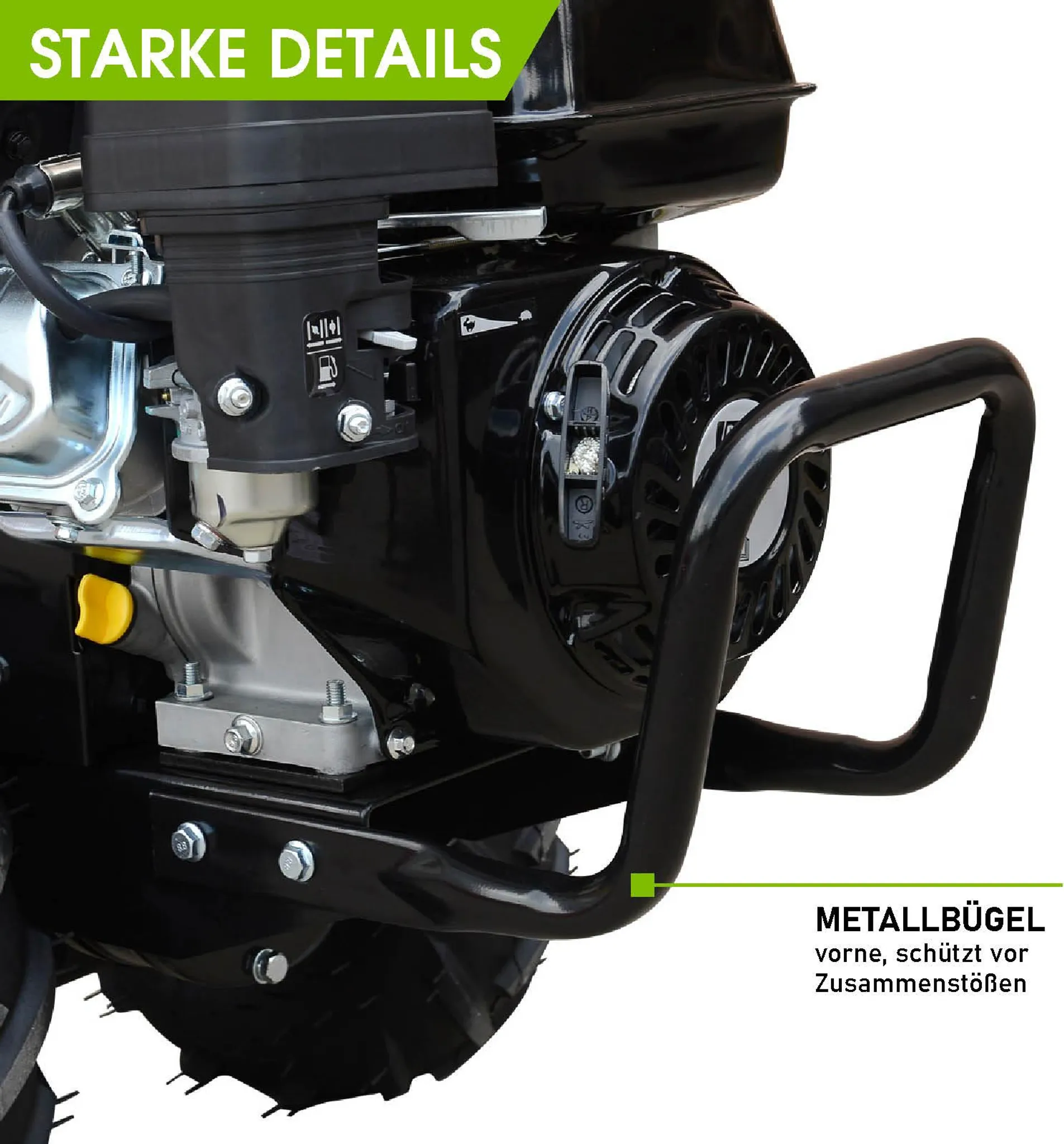 BRAST Benzin Gartenfräse 7500 B&S – Bild 9