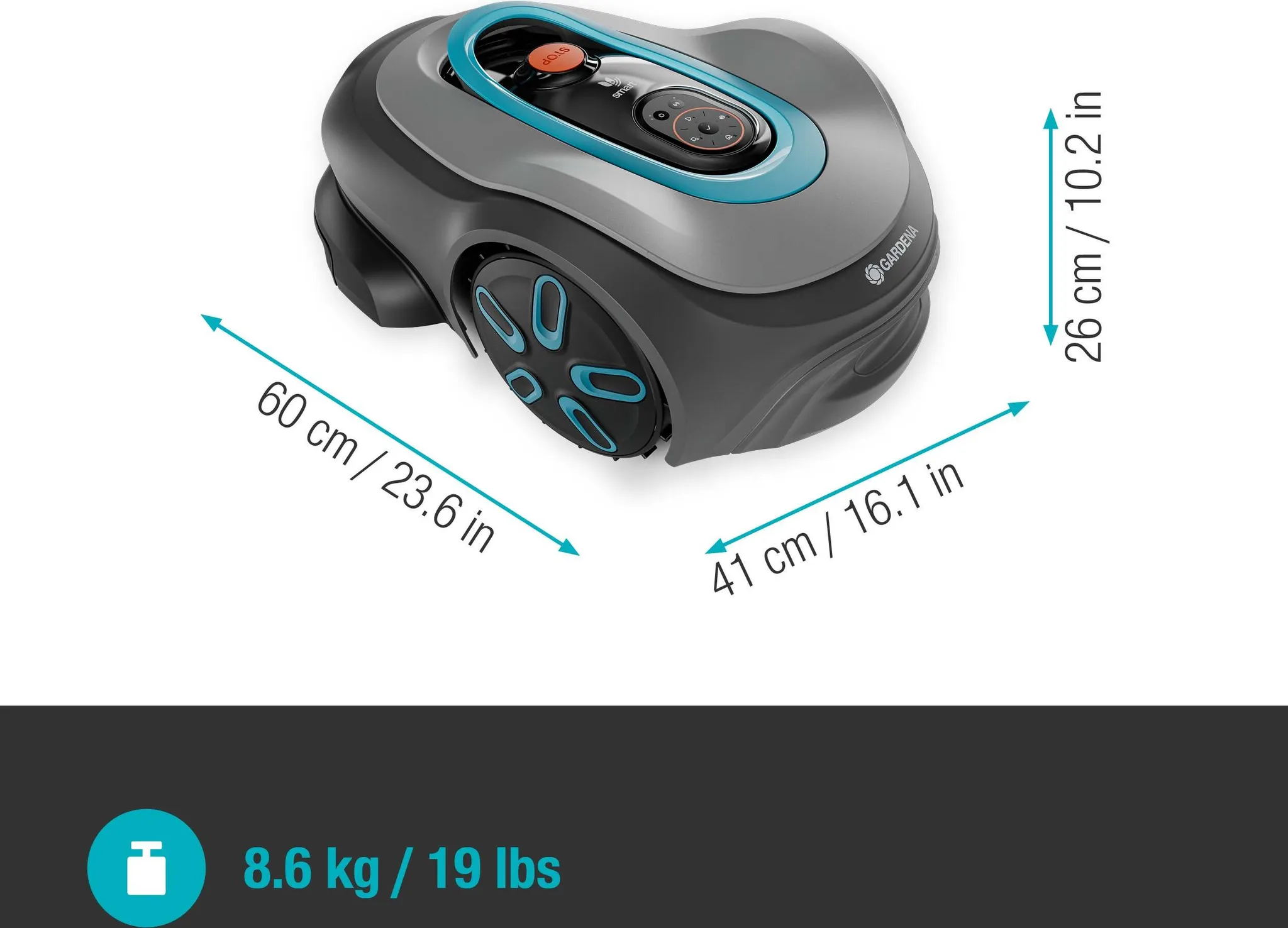Gardena smart SILENO pro Mähroboter für Rasenflächen bis 600 m² – Bild 3
