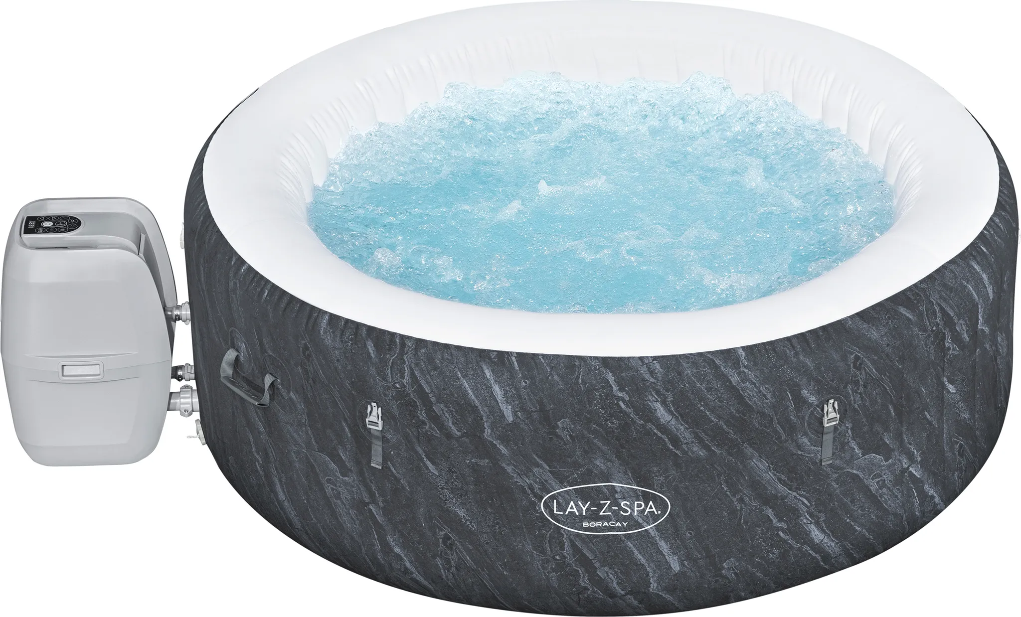 Bestway® LAY-Z-SPA® WLAN-Whirlpool Boracay AirJet™ Ø 180 x 66 cm, rund – Bild 5