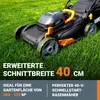 WORX WG743E Akku-Rasenmäher 40V – Flexibel, leistungsstark und umweltfreundlich – Bild 5