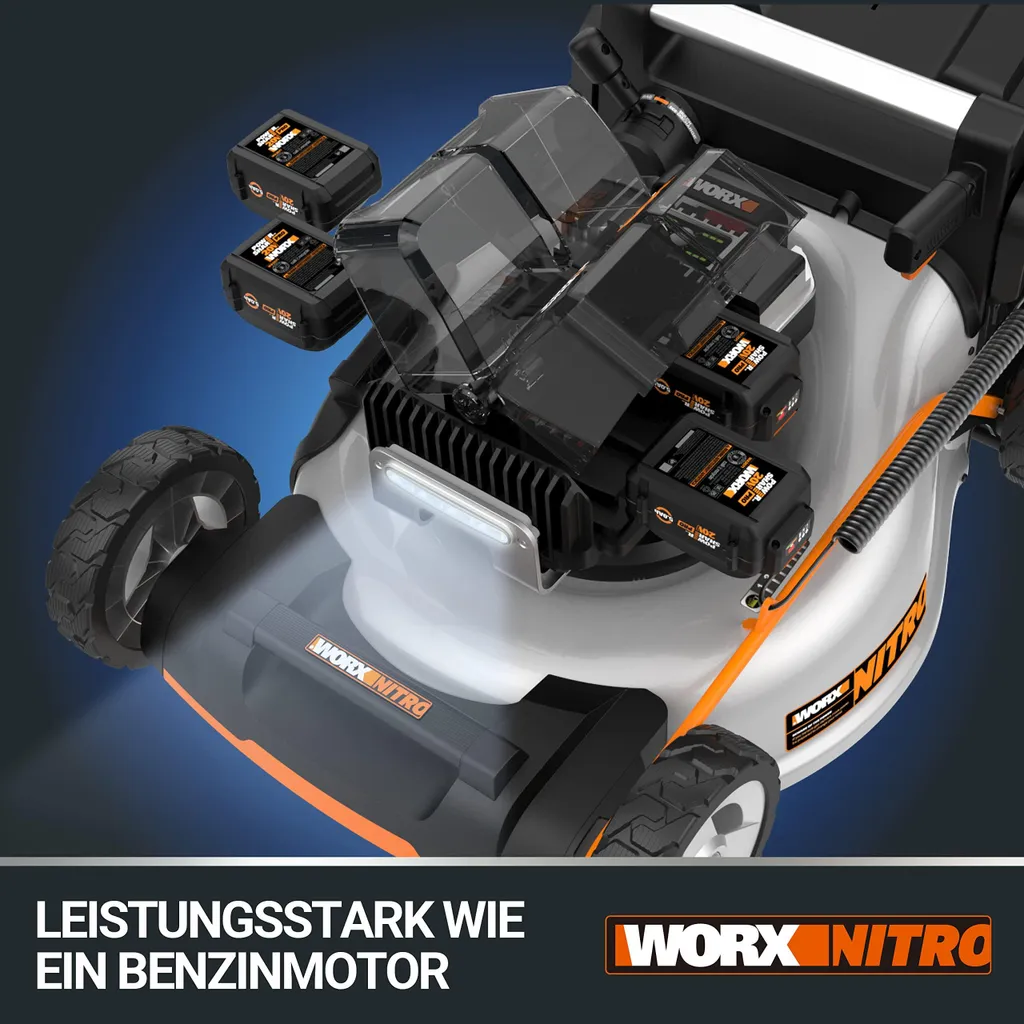 WORX WG761E Nitro Akku Rasenmäher 80V – Leistungsstark und Effizient – Bild 5