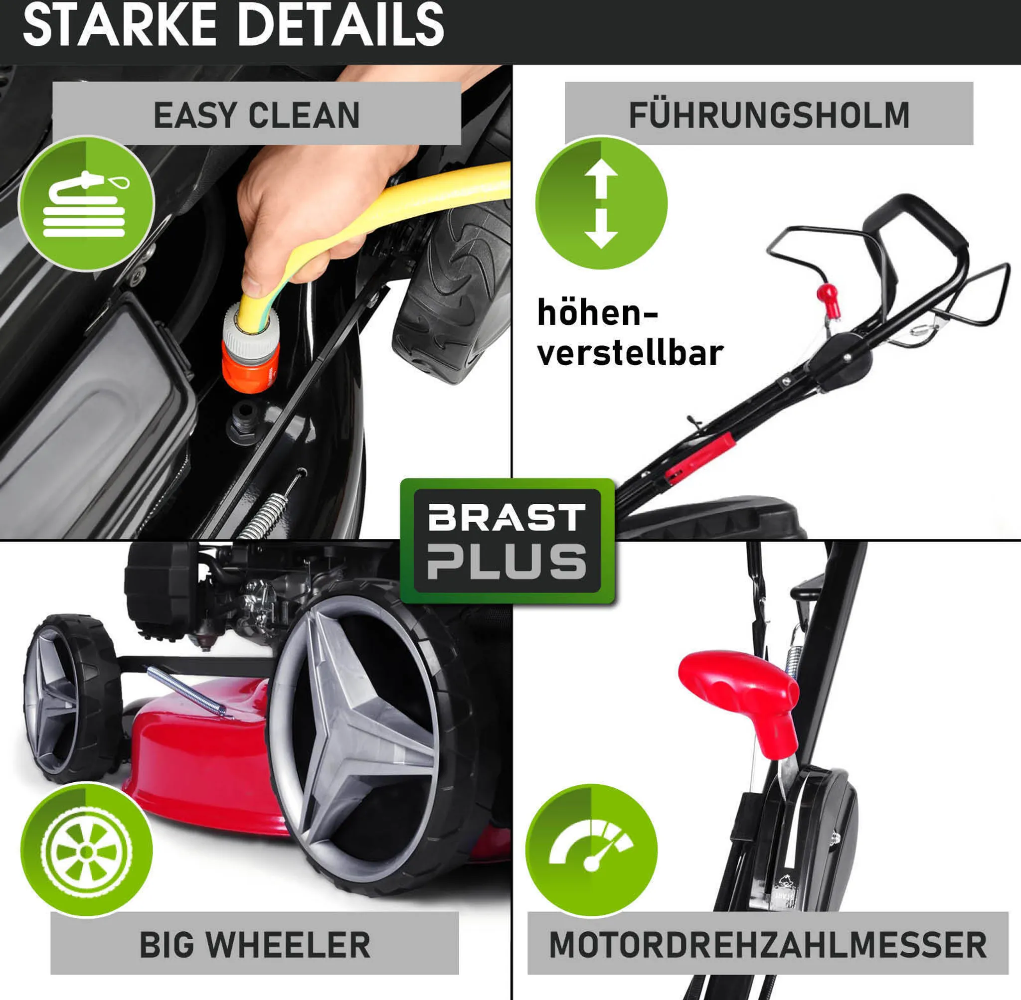 BRAST Benzin Rasenmäher 20224 DELUXE RL – Bild 5